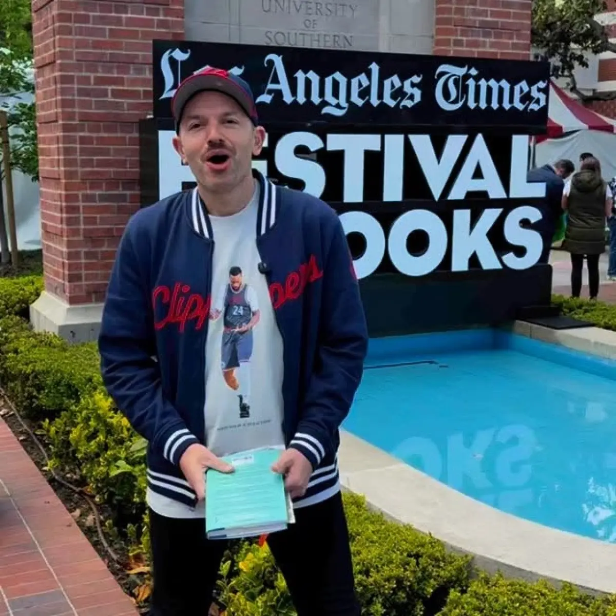 Paul Scheer’s Hidden Book Treasure At LA Times FO Unveiled Paul Scheer hides books at LA Times FO event, sparking a playful treasure hunt among fans.