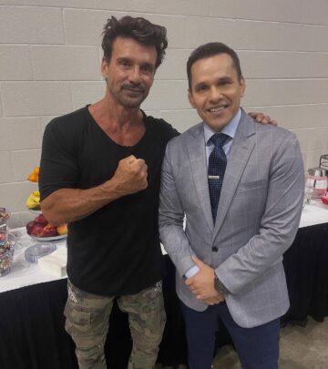 Martial arts experts and screen heroes connect in fan moment captured on Instagram.