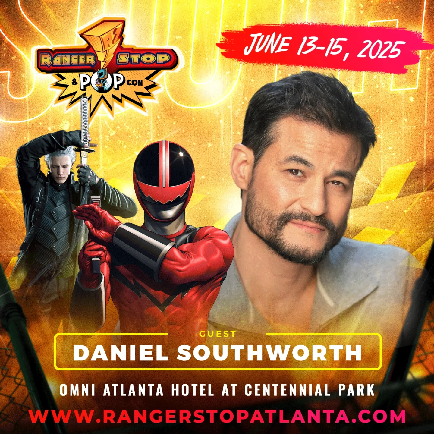Quantum Ranger Joins Atlanta Power Rangers Event Dan Southworth debuts as Quantum Ranger adding new energy to final year Rangerstop and Pop.