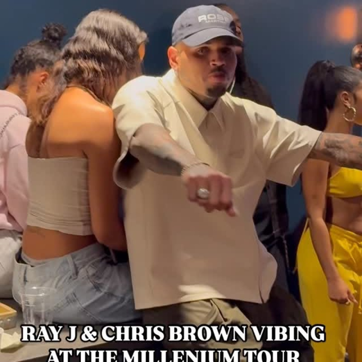 Ray J, Chris Brown: Backstage Vibes At Millennium Tour A behind-the-scenes look at the dynamic energy and bond among top music professionals!!!!!