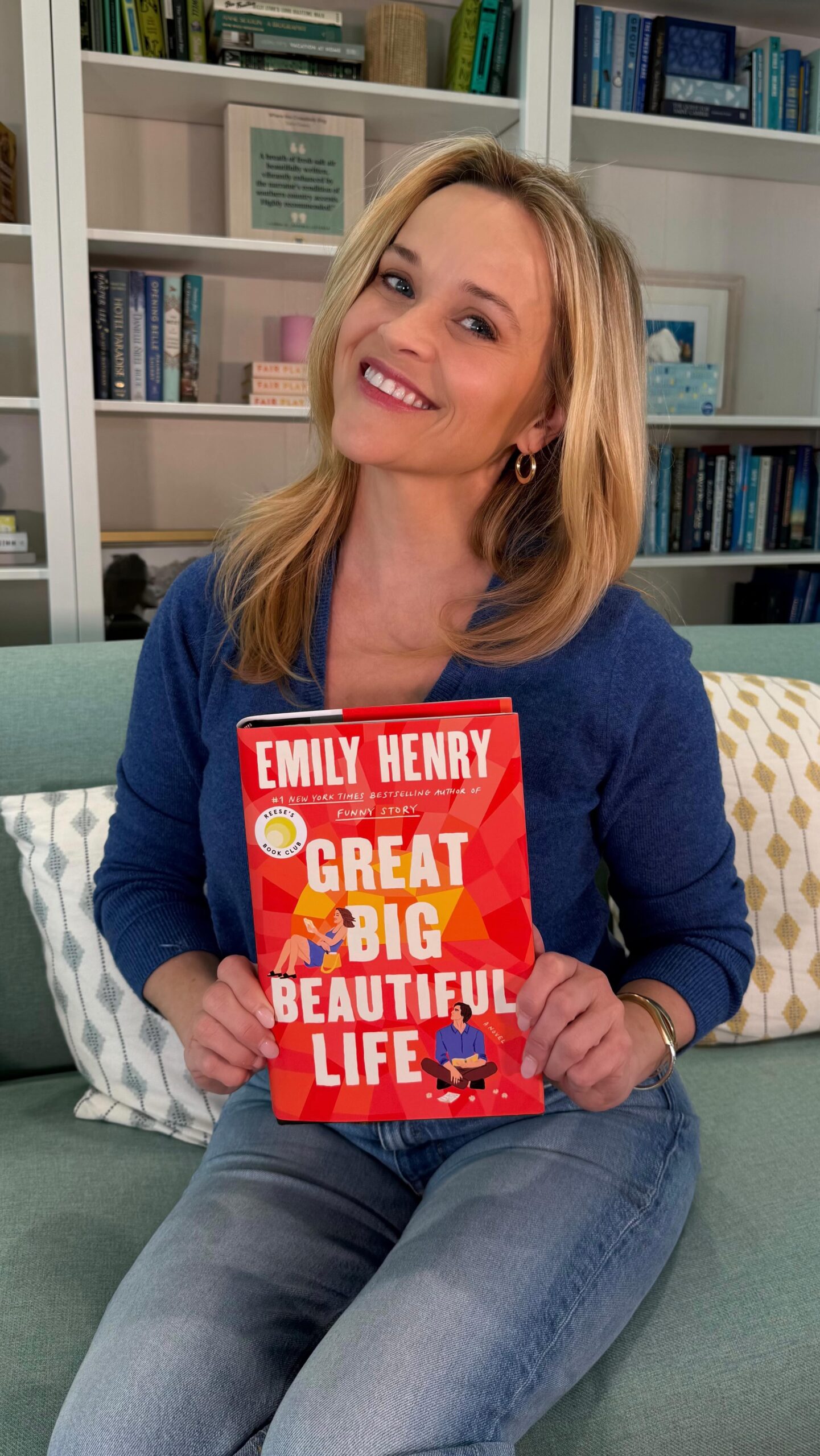 Reese Witherspoon Reveals Emily Henry’s ‘Great Big Beautiful Life’ As May’s Reese’s Book Club Pick Reese Witherspoon Reveals Emily Henry's 'Great Big Beautiful Life' As May's Reese's Book Club Pick