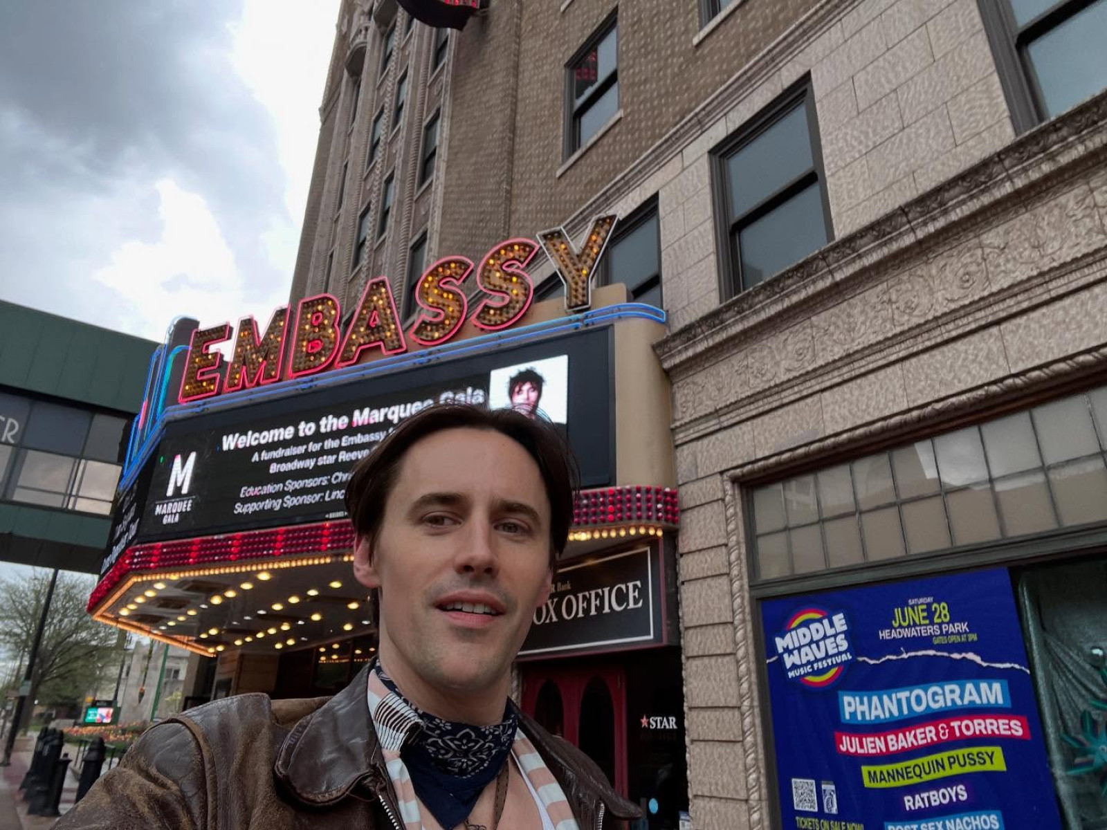 Reeve Carney charms Fort Wayne at the historic Embassy Theater during the 2025 Gala.