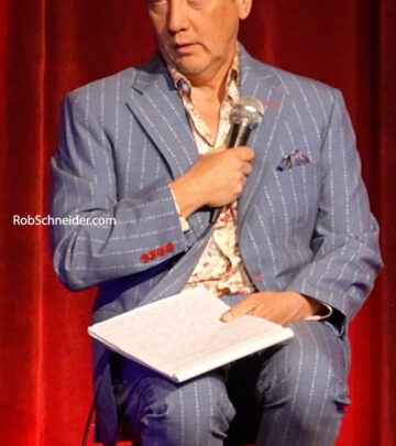 Veteran comedian shares snippet from stand-up routine with politically-themed humor on Instagram.
