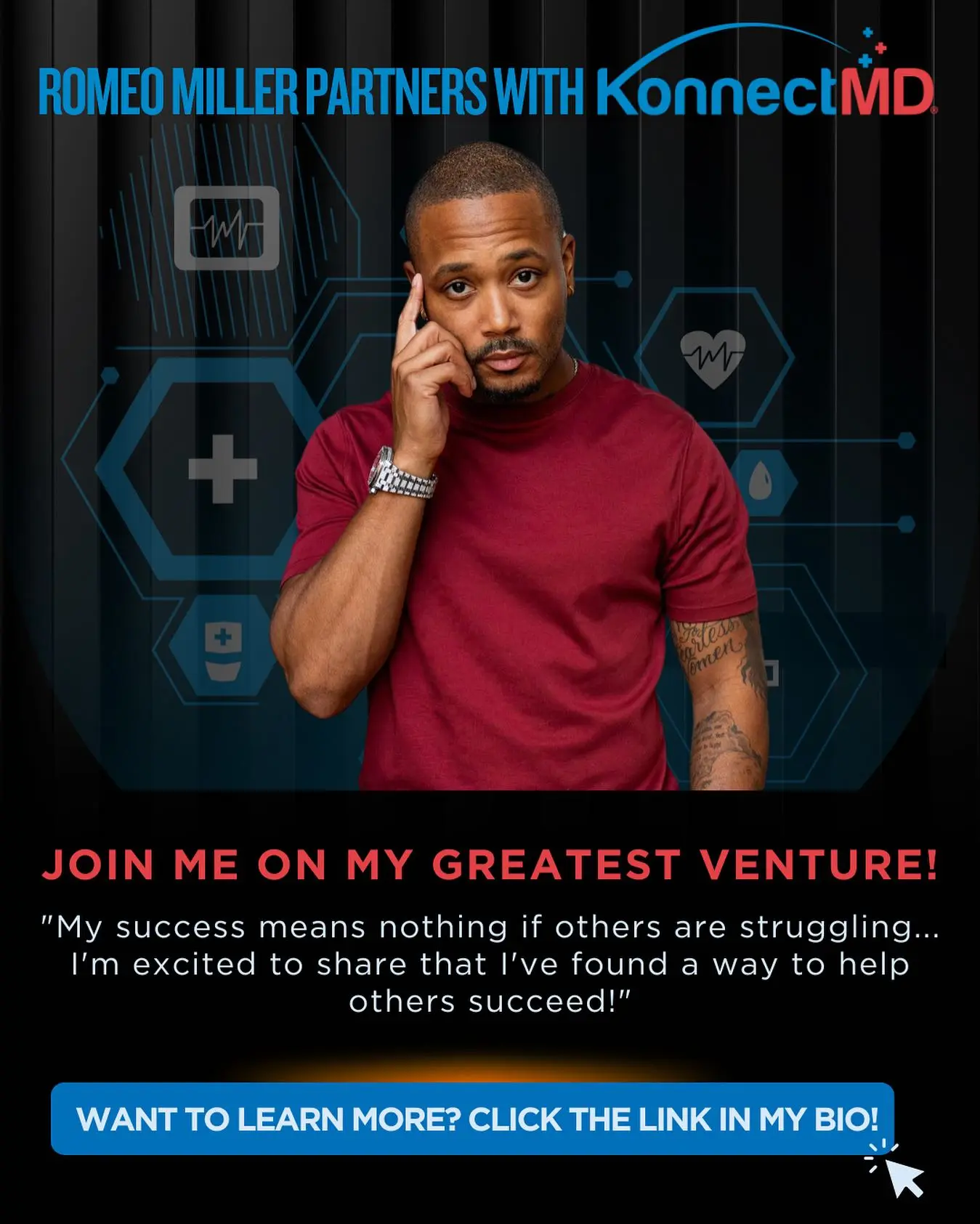 Romeo Miller Partners With KonnectMD To Revolutionize Healthcare Access For All Romeo Miller Partners With KonnectMD To Revolutionize Healthcare Access For All