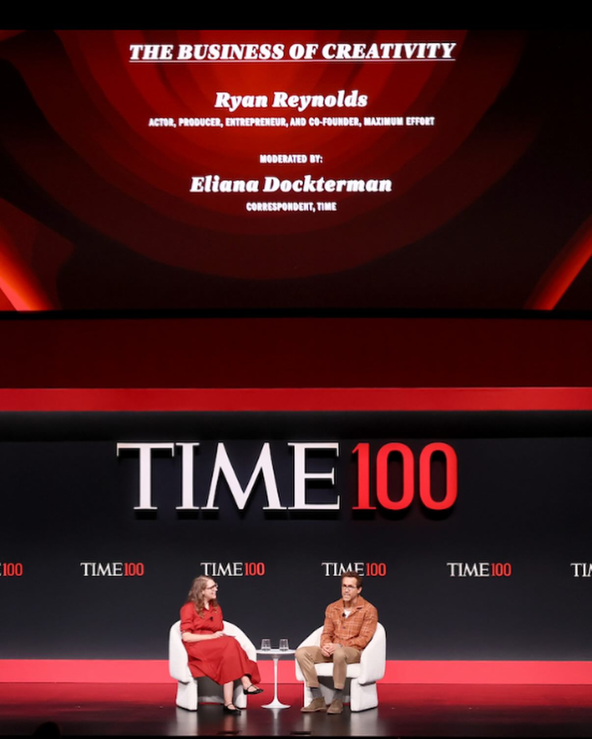 Ryan Reynolds Shares Insights On Maximum Effort's Creative Philosophy At TIME100 Summit