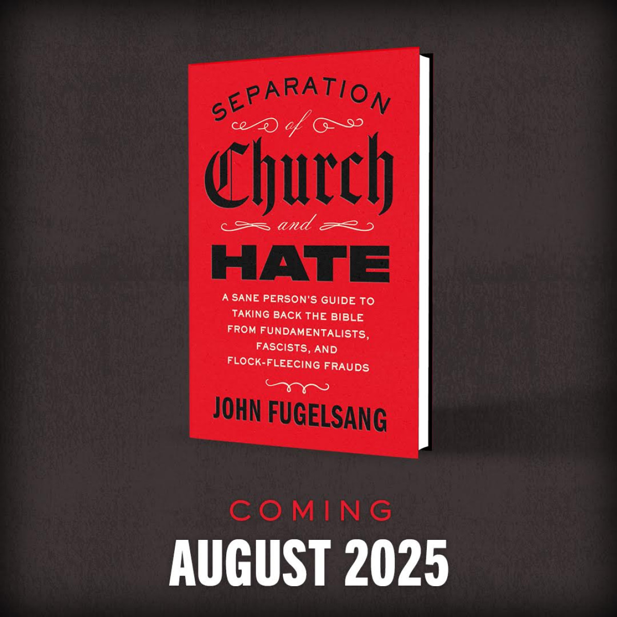 Separation Of Church And Hate Book Launch A sane take on extremism; reclaiming scripture against fundamentalist misinterpretations.
