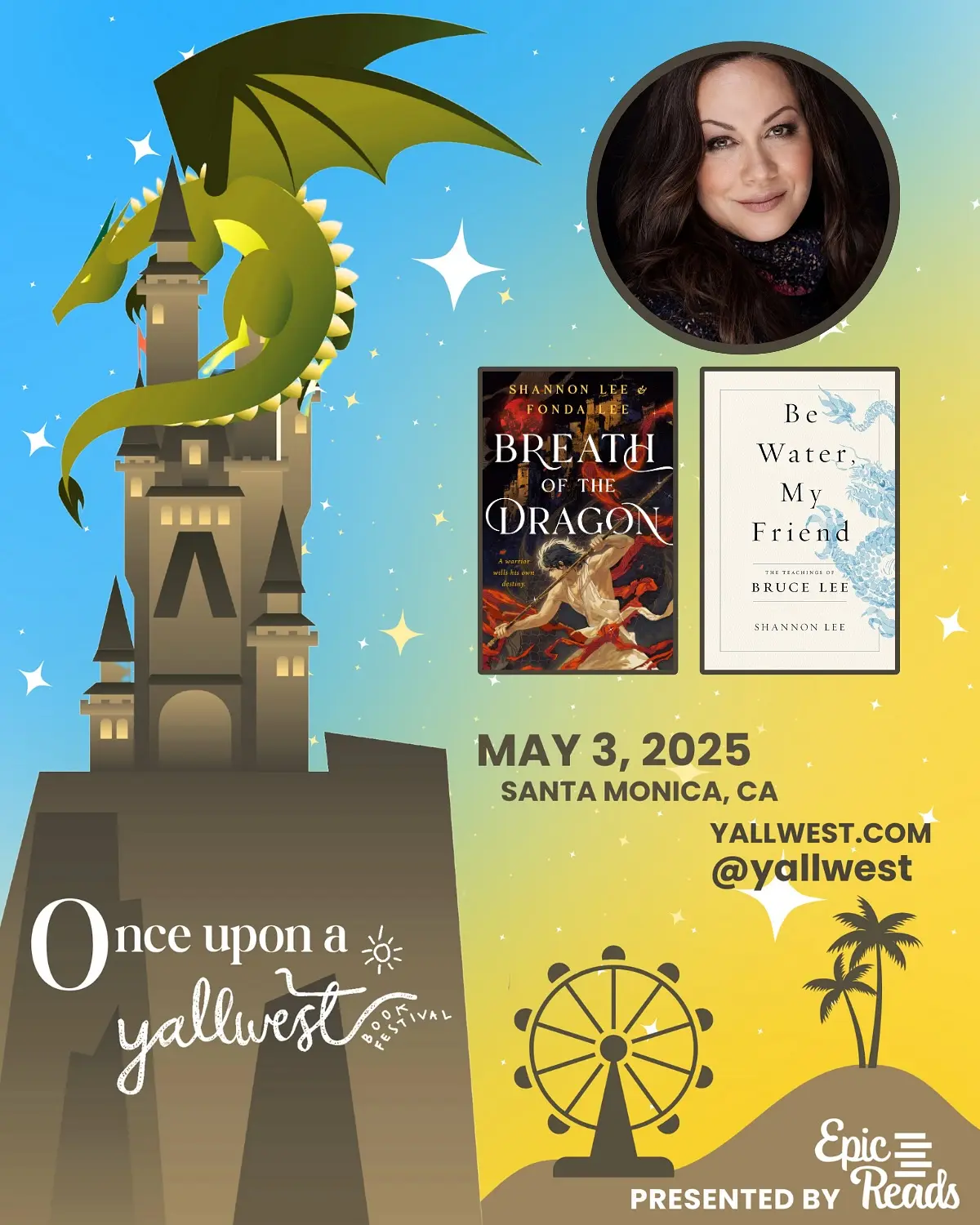 Shannon Lee Confirms Attendance At YALLWEST Book Festival This May Bruce Lee's daughter to join over 70 authors at a premier literary gathering.