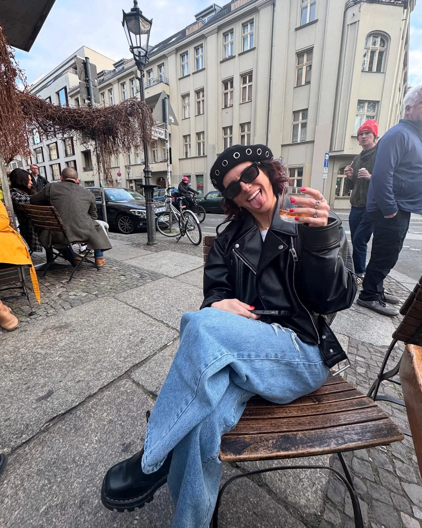 The actress captures the vibrant essence of Germany's capital in a series of artistic photos