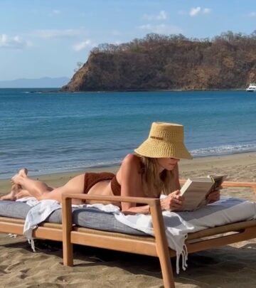 Former WWE star captivates fans with a dreamy beach moment celebrating nature. 