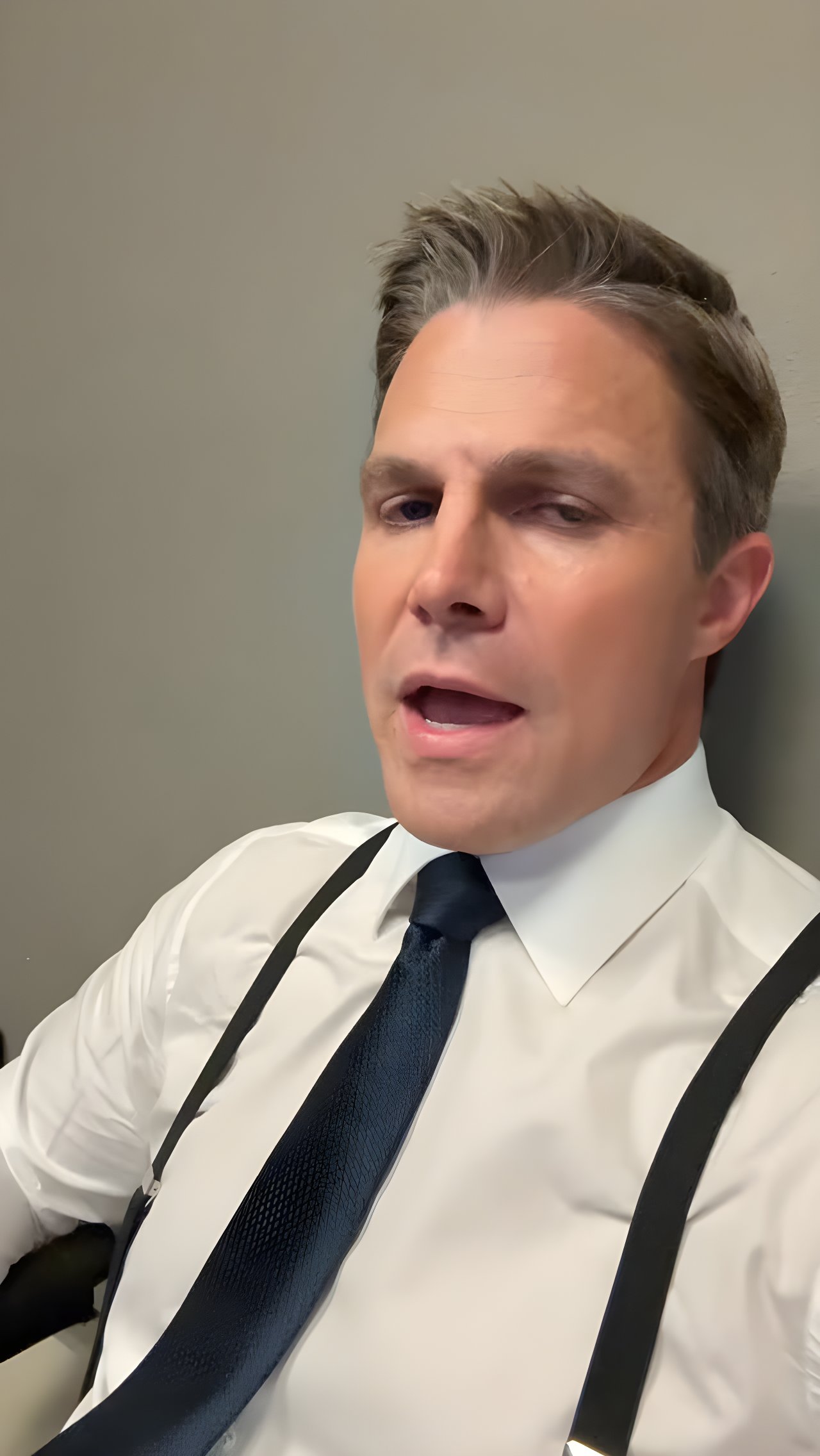 The actor shares behind-the-scenes glimpse as popular legal drama spinoff continues to unfold.