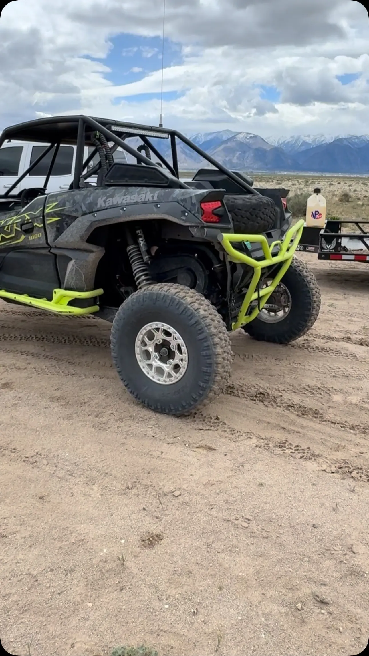 Stone Cold Steve Austin revs his 2021 Kawasaki KRX1000 for a rainwashed ride of raw thrill