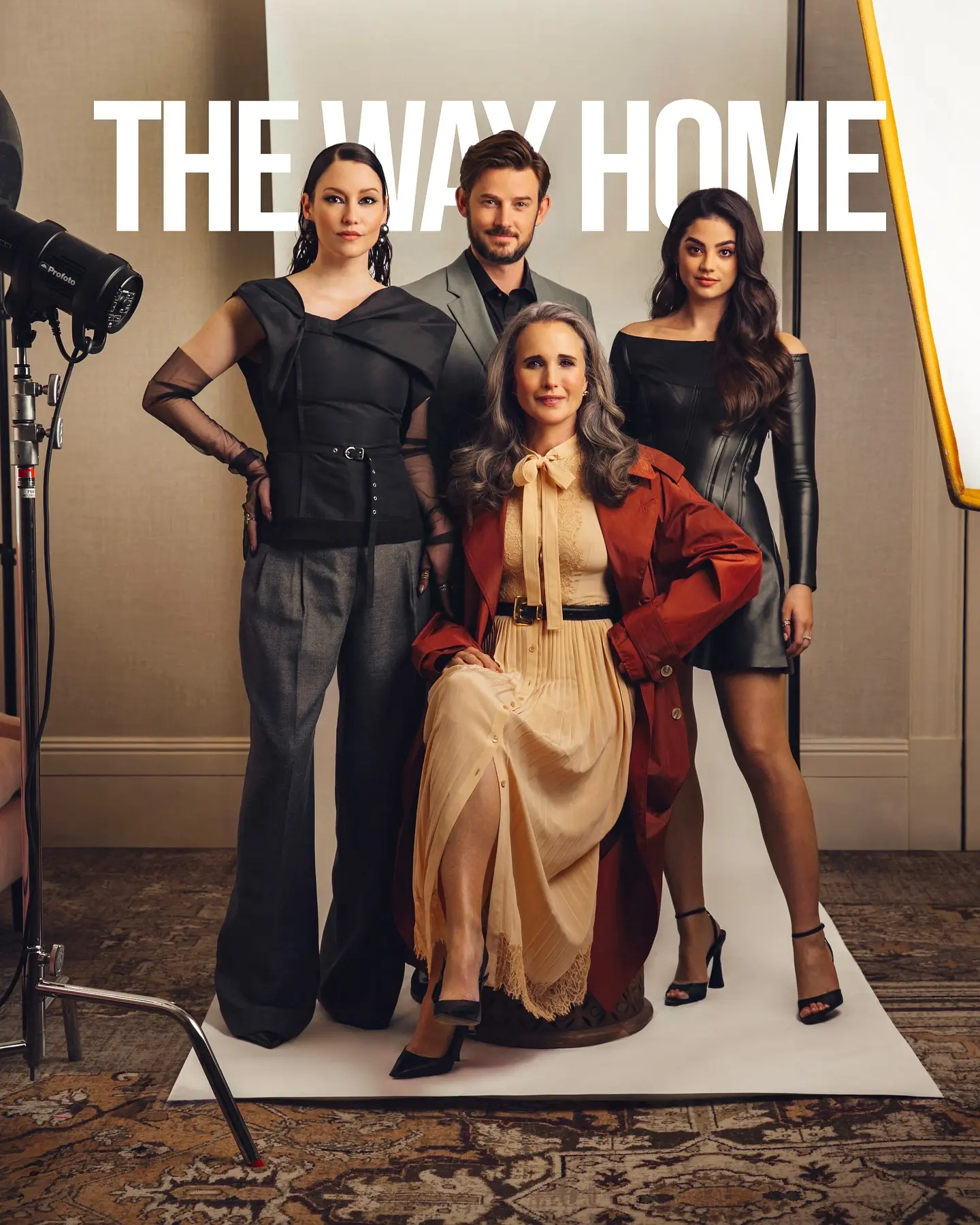 The Way Home Cast Stuns In New Hallmark Photoshoot Photographer captures Andie MacDowell, Chyler Leigh and co-stars in elegant promotional portraits.