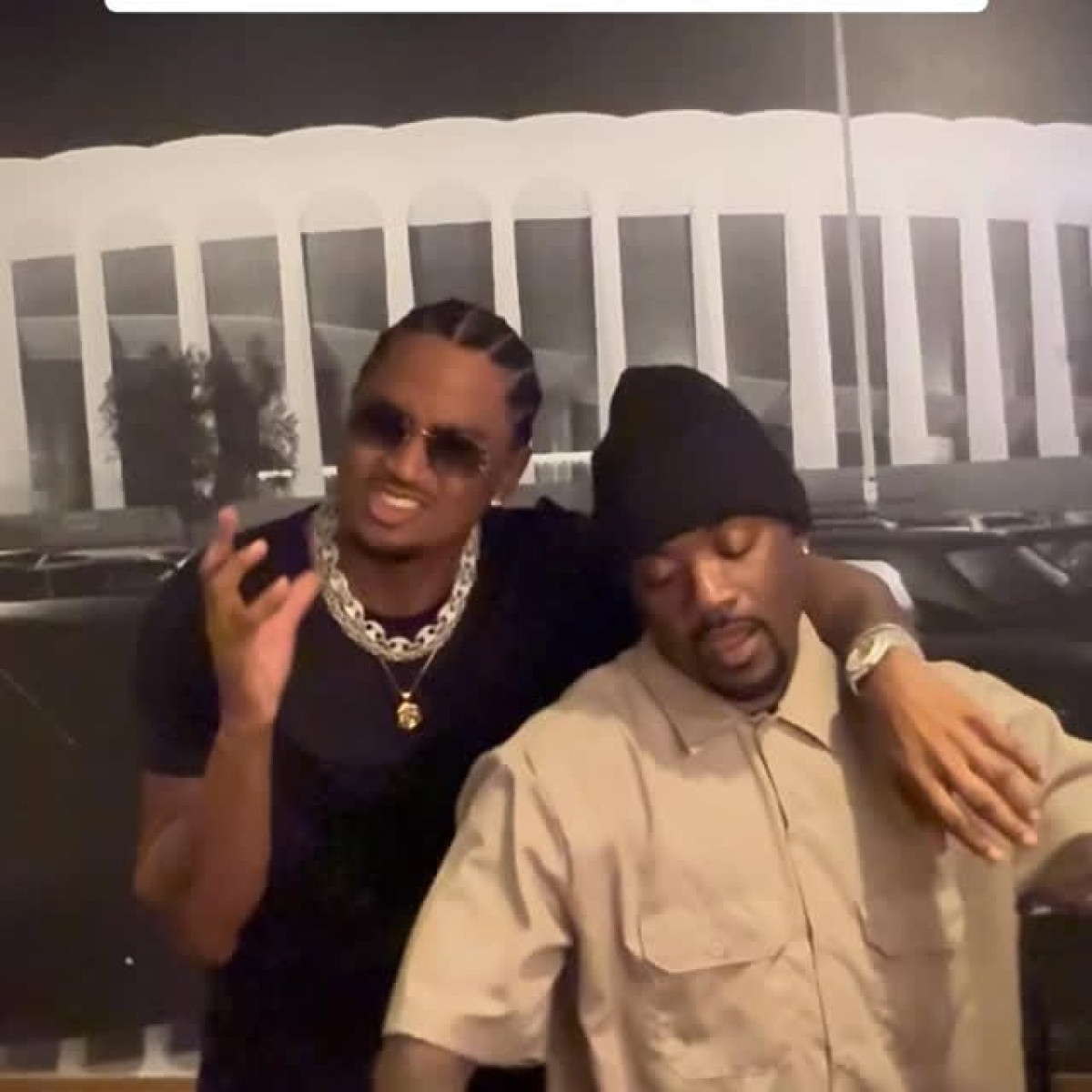 Trey Songz And Ray J Backstage Vibes On Millenium Tour Backstage at Black Promoters collective tour highlights epic groove to unreleased tracks.