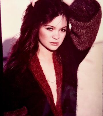 The actress reminisces about her early career with the famed photographer