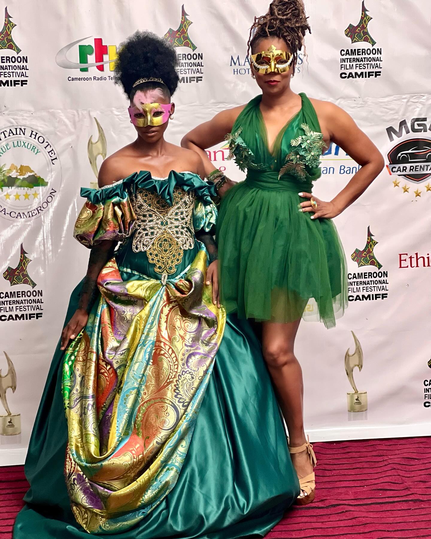 Vanessa Estelle Williams Shines In Green At CAMIFF 2025 Ball Actress celebrates African heritage at Cameroon film festival with stunning emerald ensemble