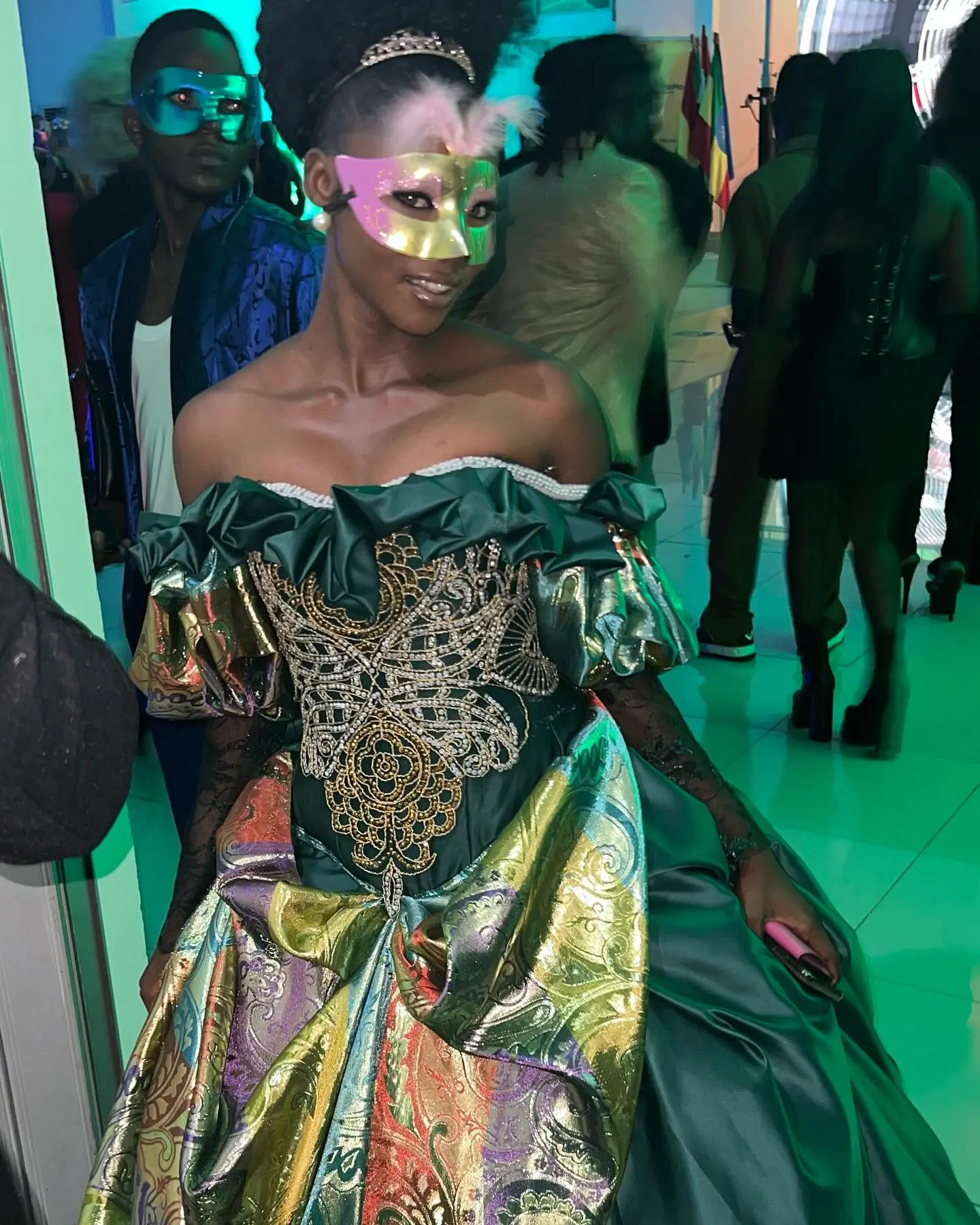 Vanessa Estelle Williams Dazzles In Green At CAMIFF 2025 Masquerade Ball