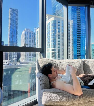 The La Brea actress showcases cozy moments from her Windy City sanctuary in photo collection