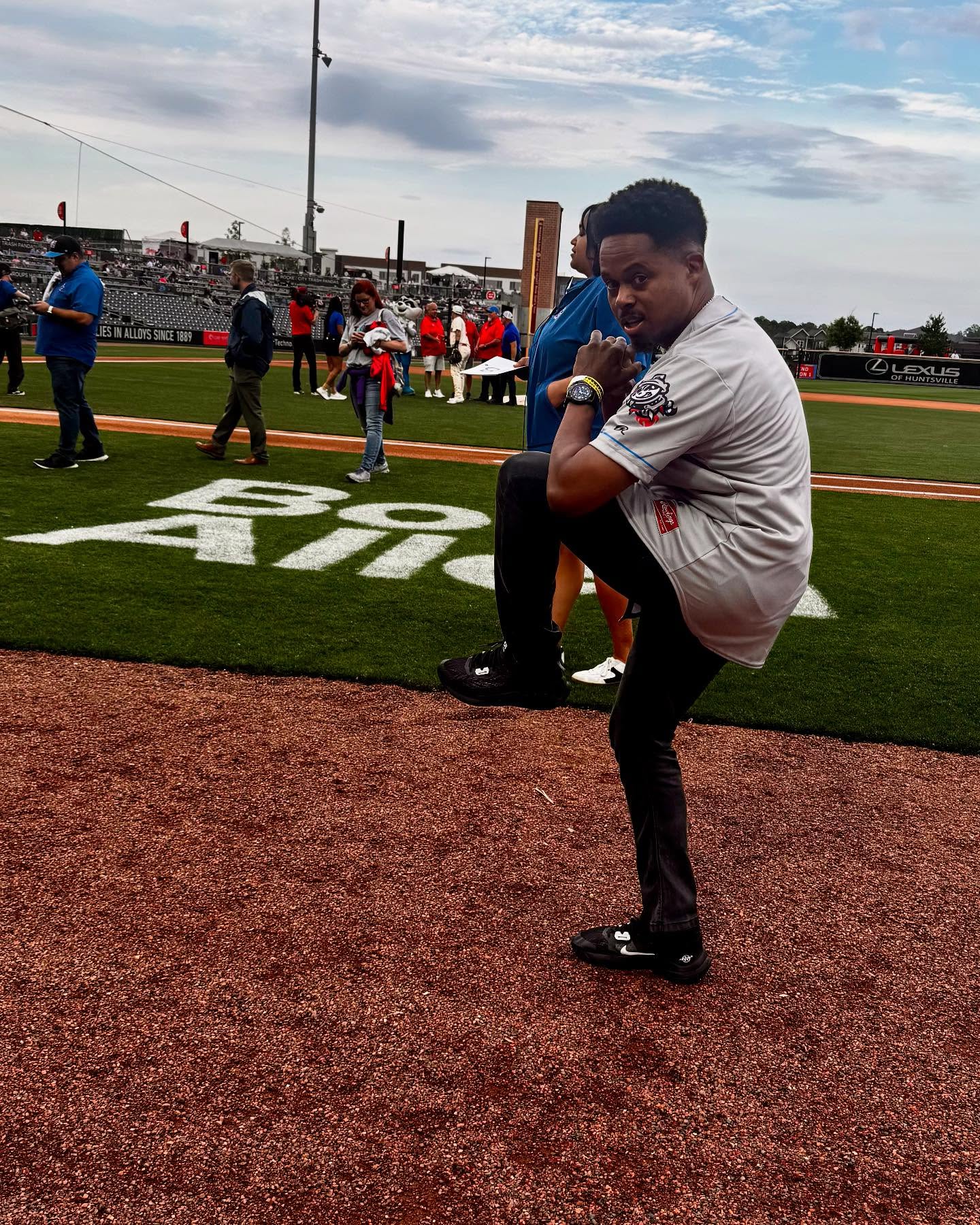 Black Ranger Star Kicks Off Huntsville Game With First Pitch Original Black Ranger adds baseball milestone to resume before weekend convention appearance