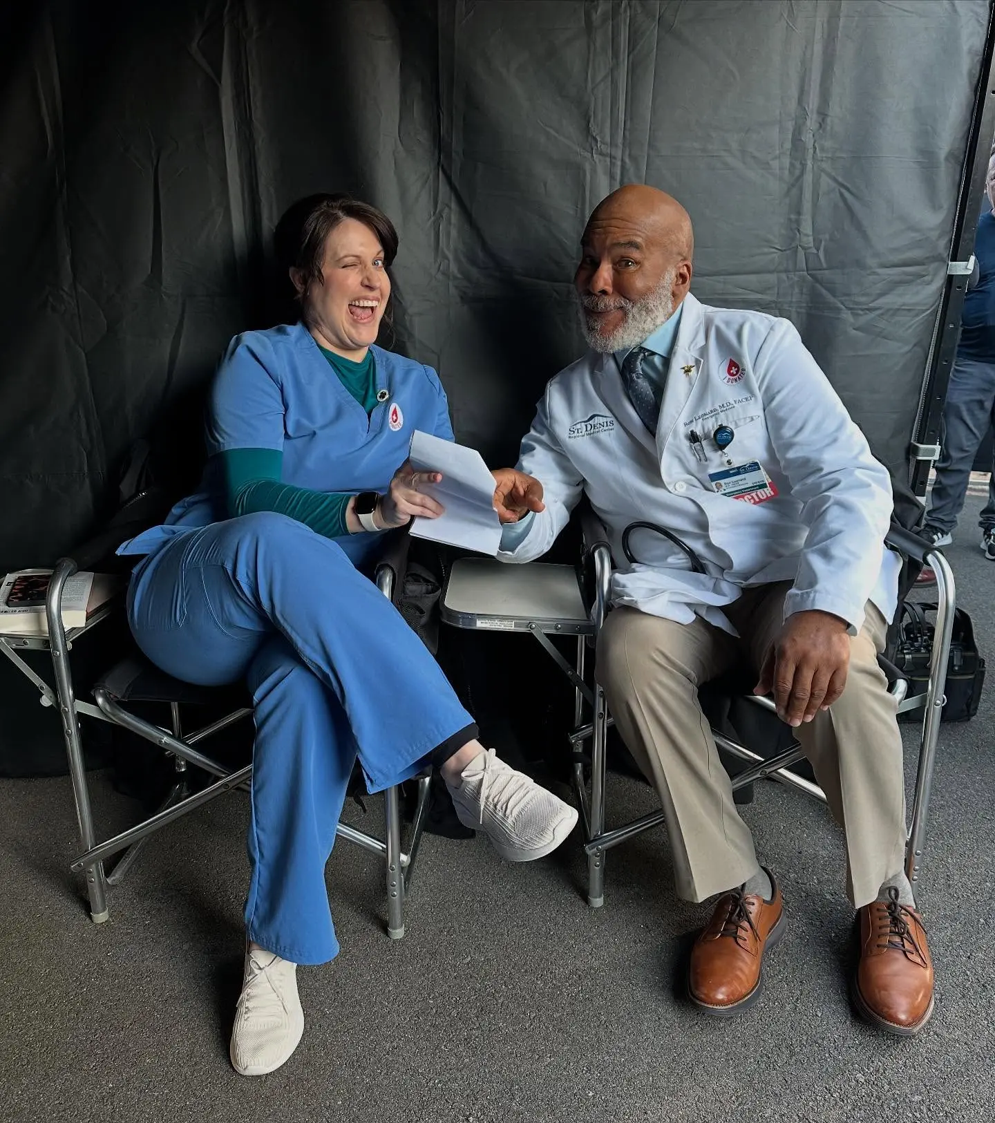 Wendi McLendon-Covey Shares BTS Fun as St. Denis Medical Season 1 Wraps
