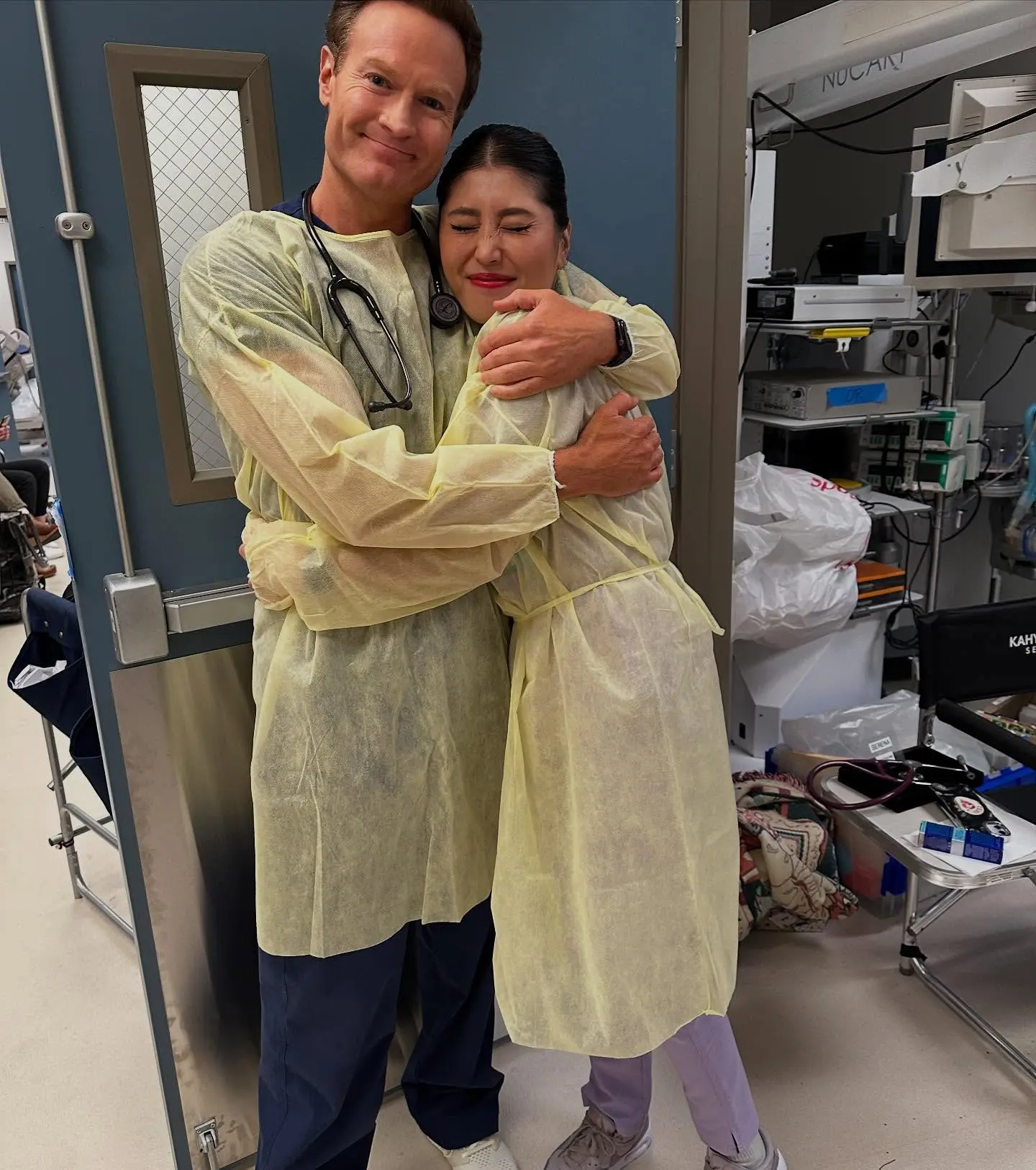 Wendi McLendon-Covey Shares BTS Fun as St. Denis Medical Season 1 Wraps