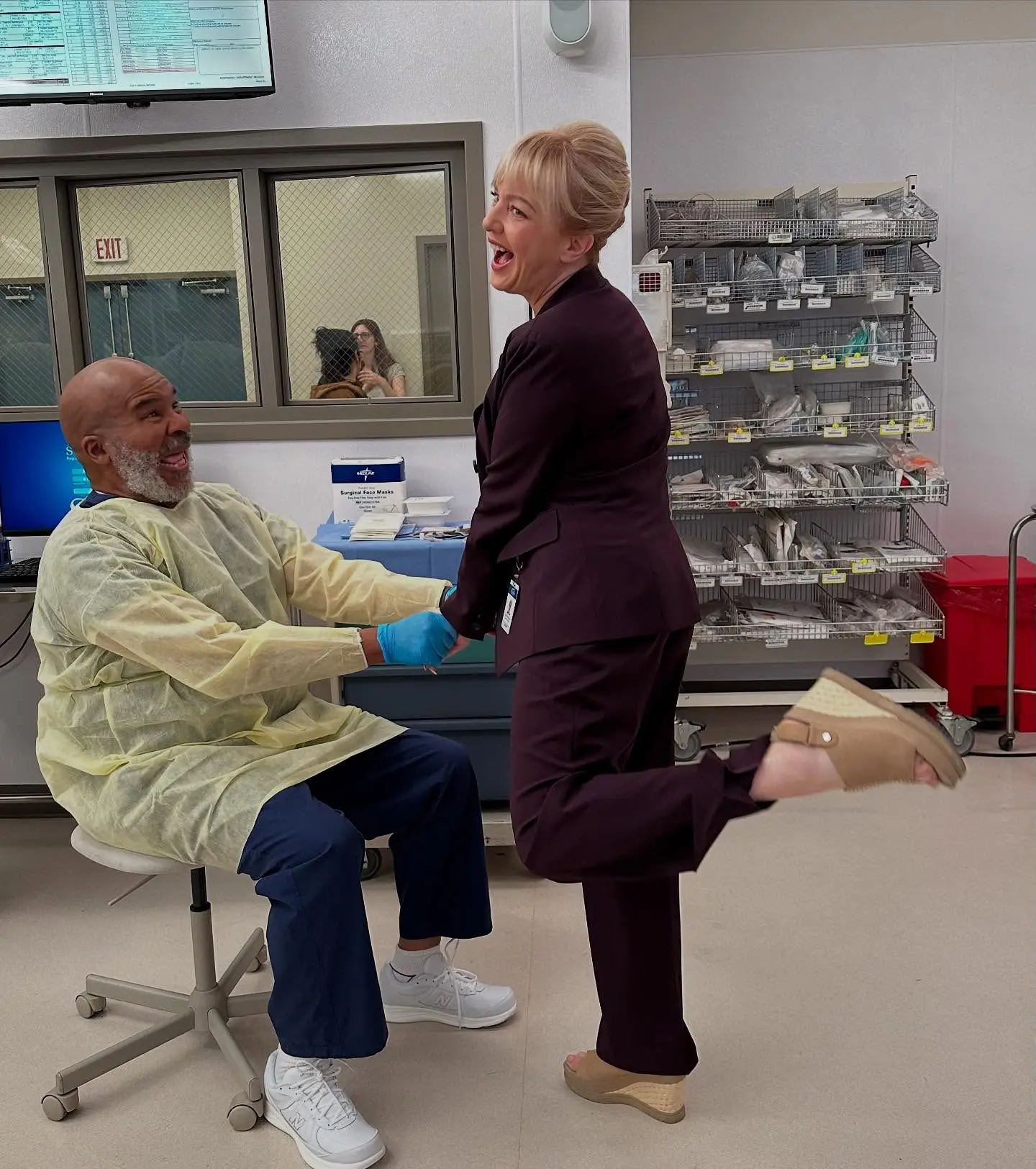 Wendi McLendon-Covey Shares BTS Fun as St. Denis Medical Season 1 Wraps