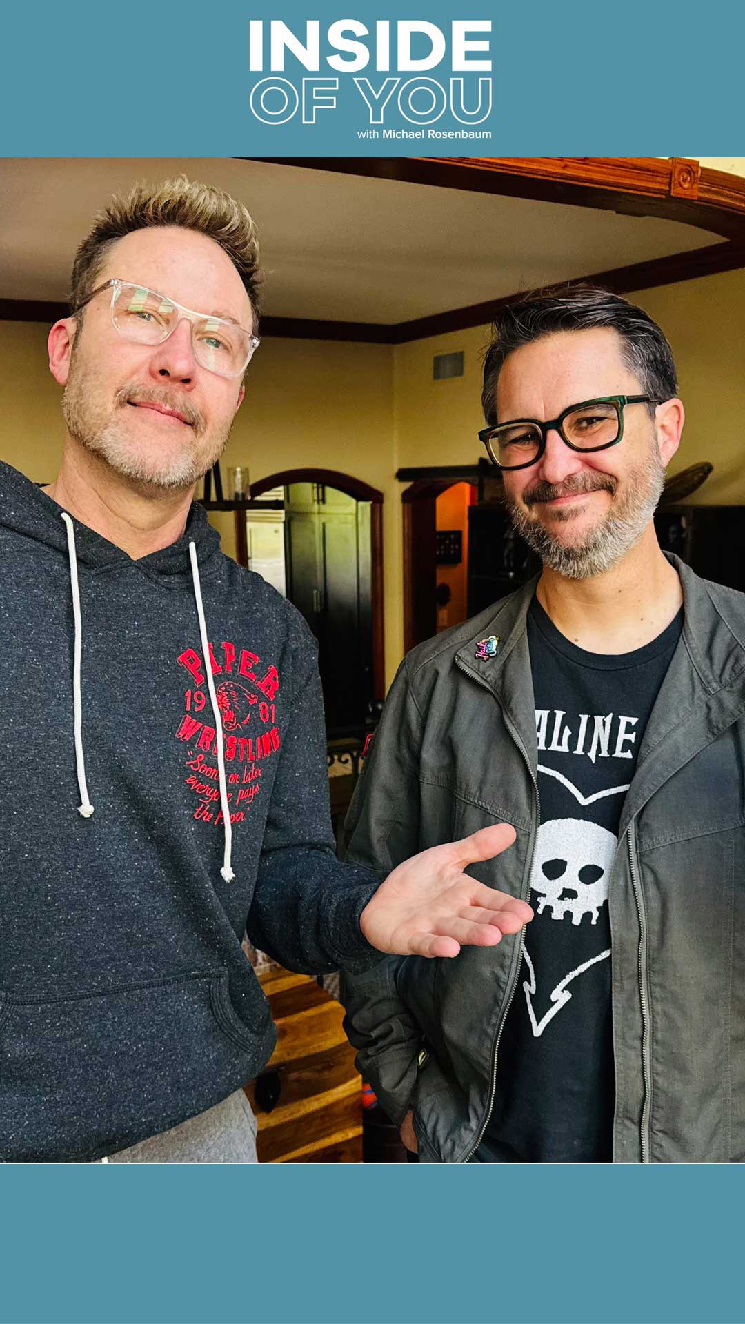 Wil Wheaton Shares Therapy Insights On Inside Of You Podcast Wil Wheaton Opens Up About Therapy Journey On Inside Of You Podcast With Michael Rosenbaum