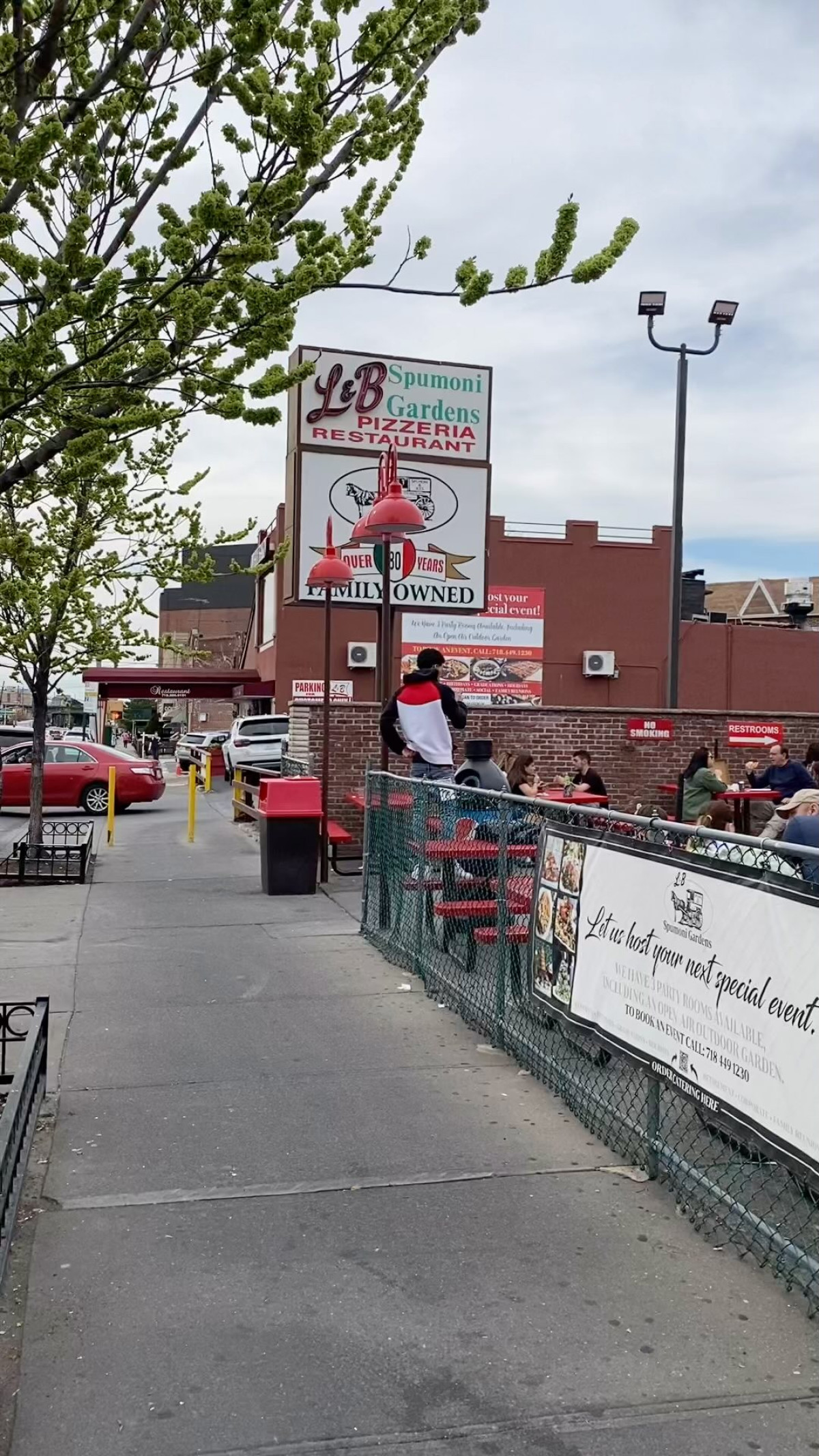 William DeMeo Visits Iconic L&B Spumoni Gardens In Brooklyn For ‘Gravesend Series’ Actor shares pizza moment from legendary Gravesend eatery while filming his mob drama series