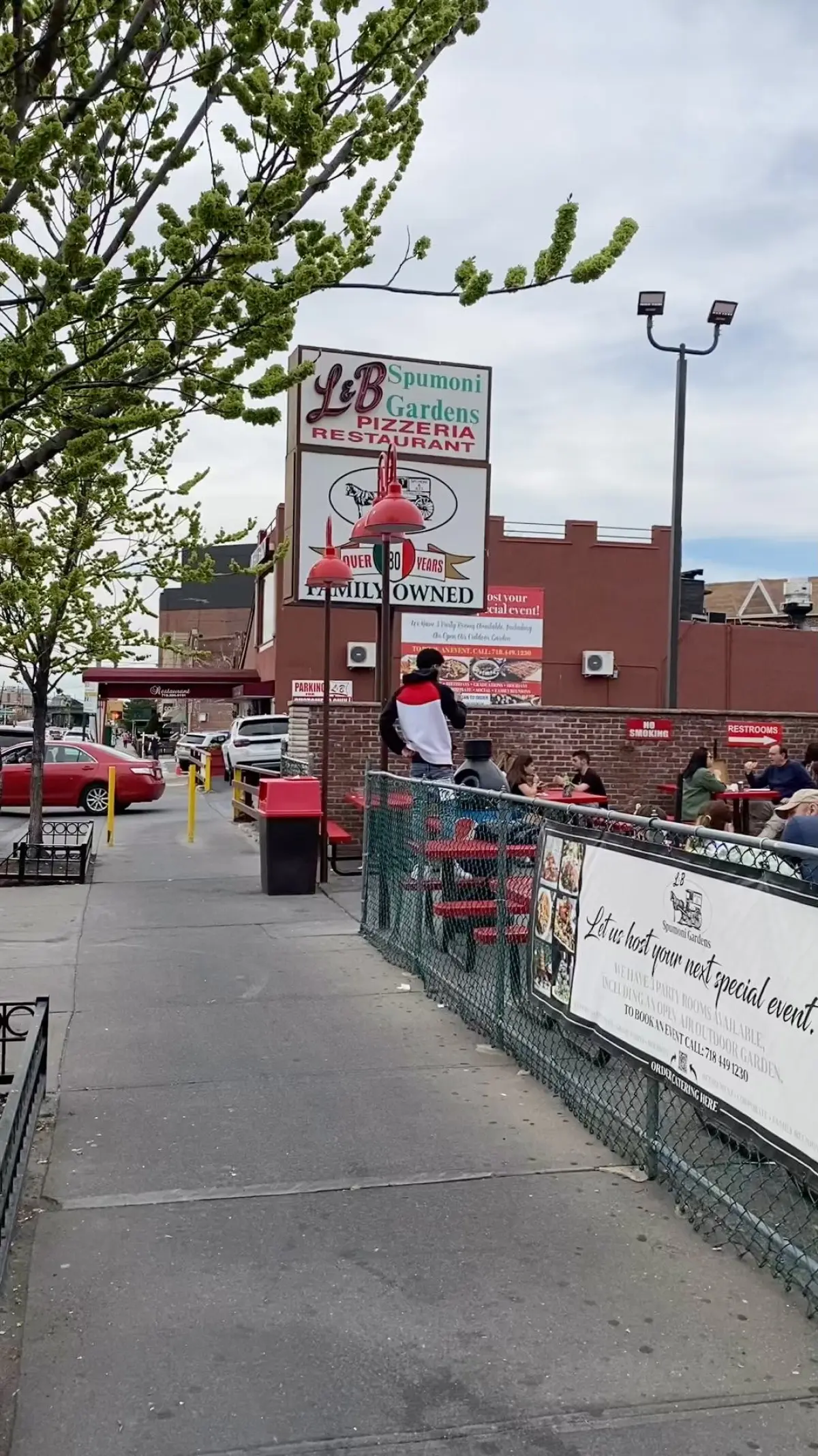 William DeMeo Visits Iconic L&B Spumoni Gardens In Brooklyn For ‘Gravesend Series’ Actor shares pizza moment from legendary Gravesend eatery while filming his mob drama series