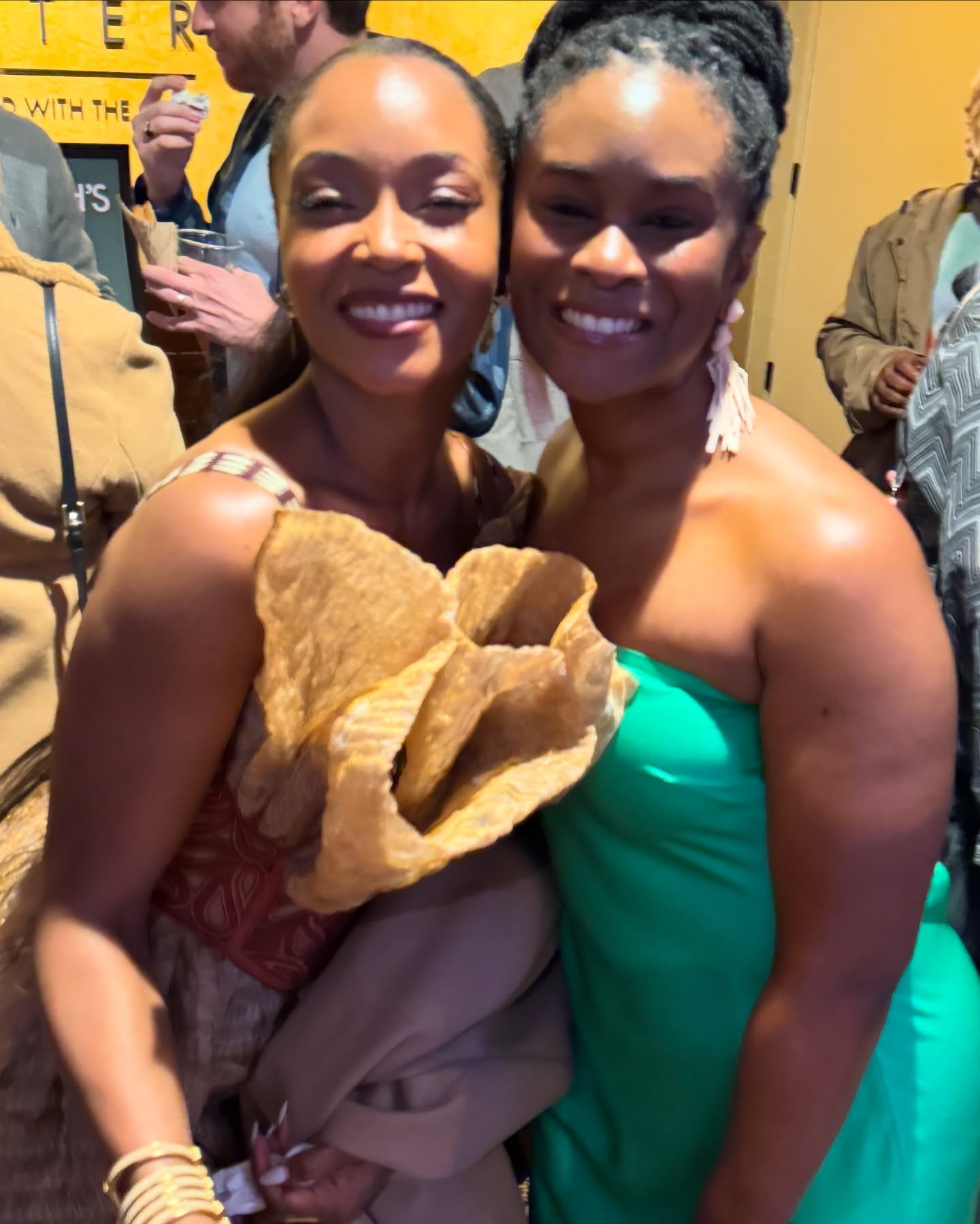Yaya DaCosta Lights Up Opening Night With Family Reunion Vibes