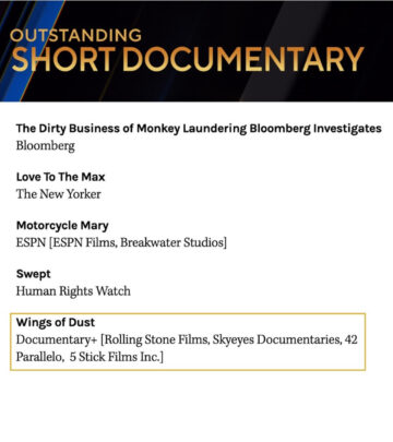 5 Stick Films Nominated For 2025 News & Documentary Emmy Awards