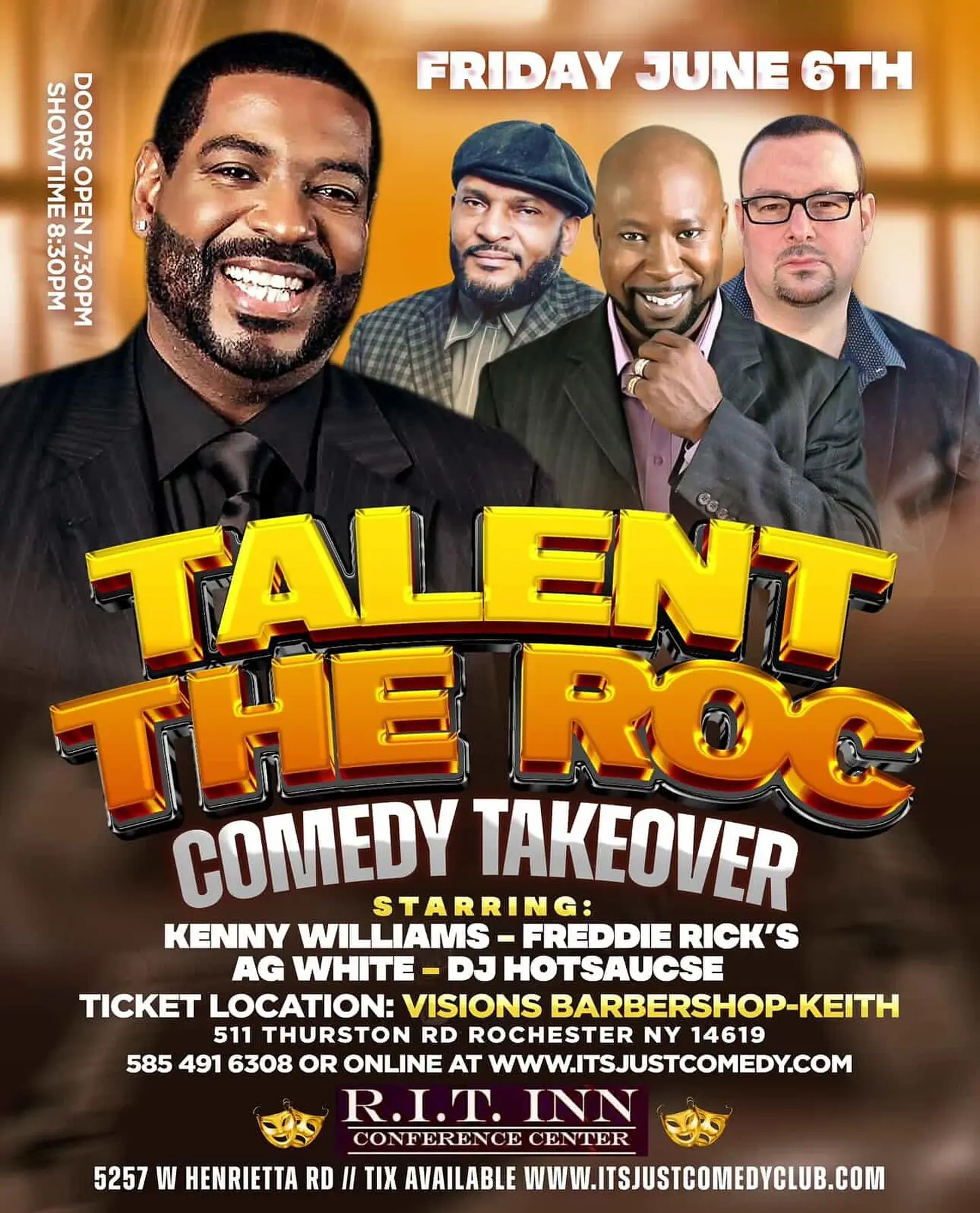 A.G. White Brings His Comedy Crew to Rochester This Brooklyn-based host invites fans to a one-night showcase with Talent, Freddie & Kenny