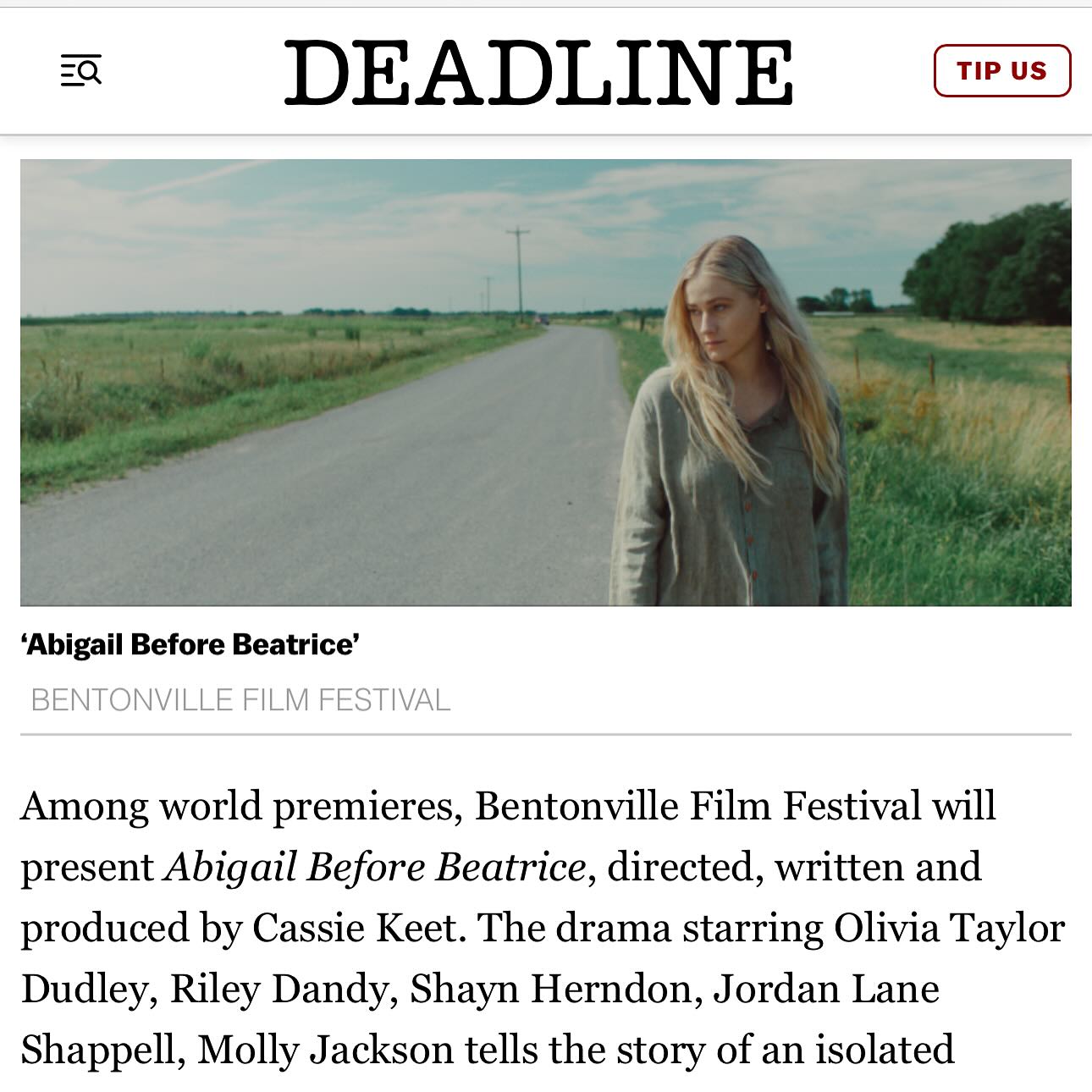 World Premiere of a passionate film with mosquitoes, heartfelt performances and festival honors.
