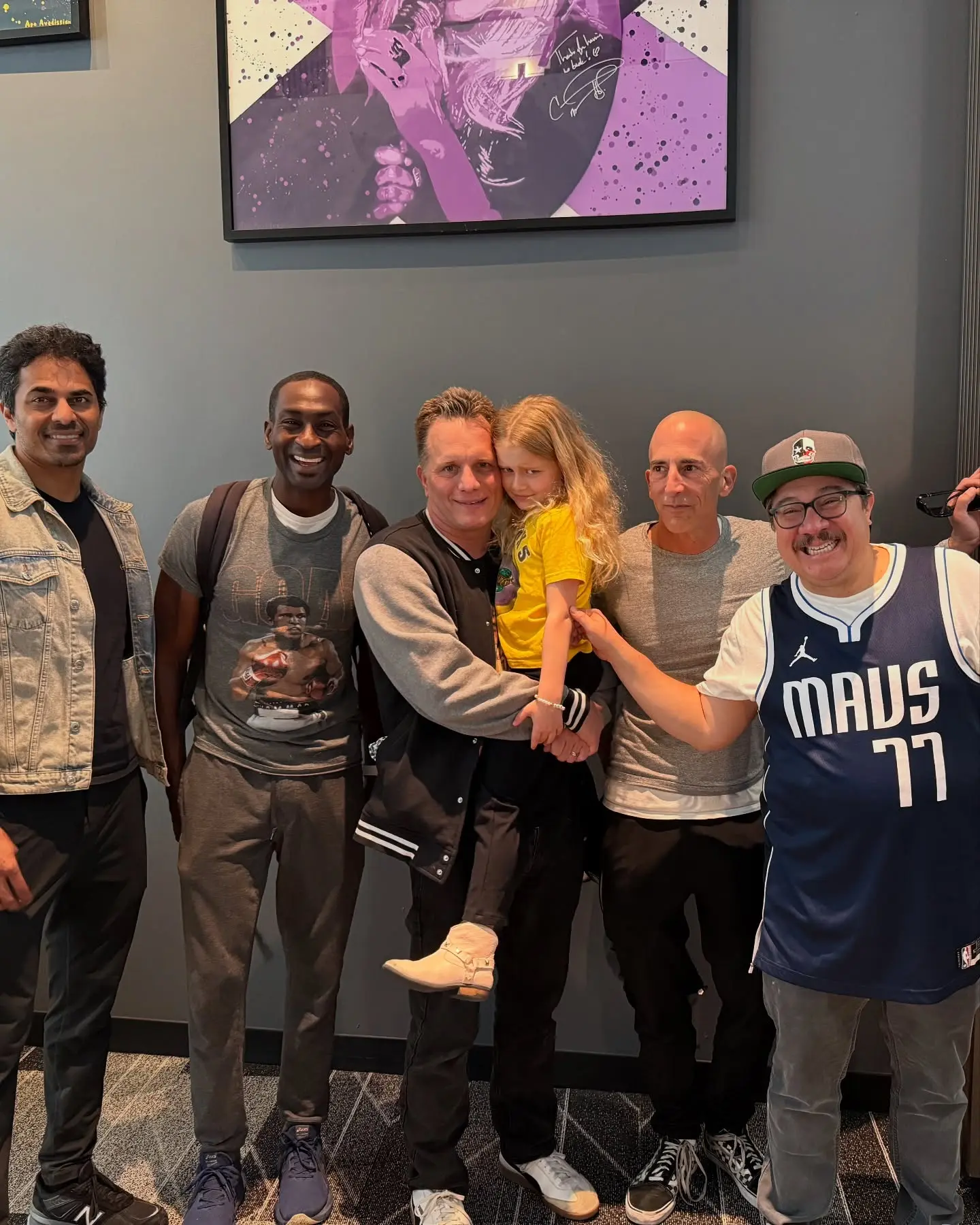 Adam Hunter Celebrates 47th Birthday at LASparks Game