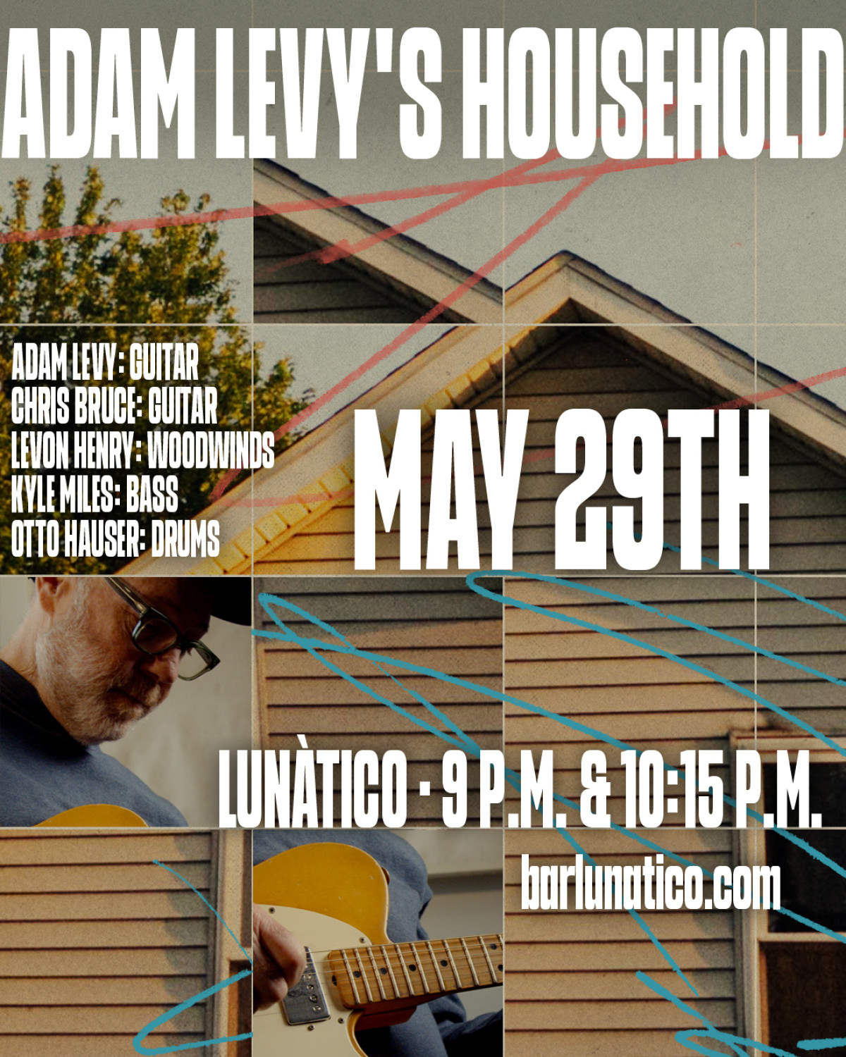 Adam Levy Debuts New Ensemble At Bar Lunatico Guitarist Adam Levy unveils fresh tunes on 29 May amid innovative design insights for fans