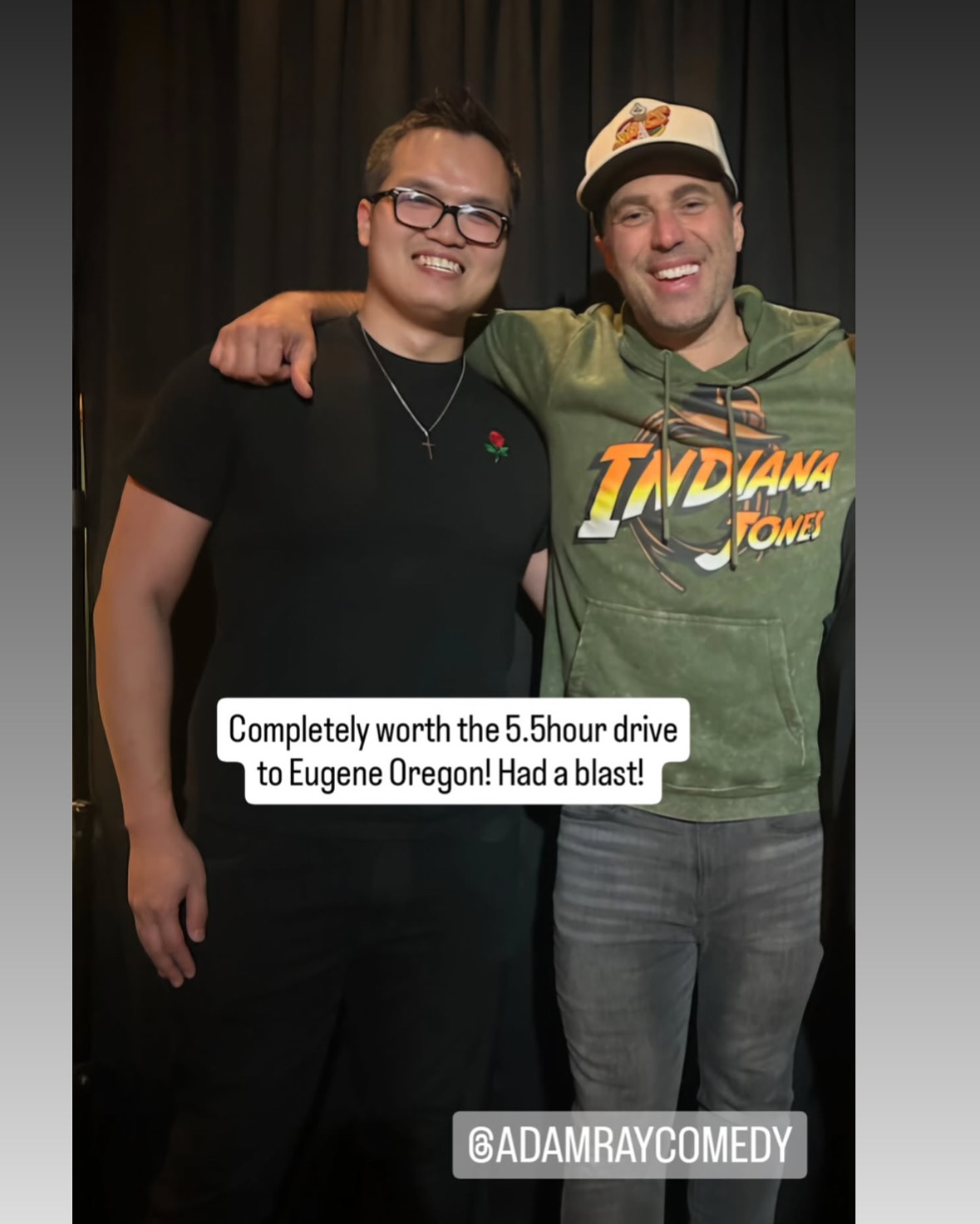 Adam Ray Achieves Sold Out Success in Eugene