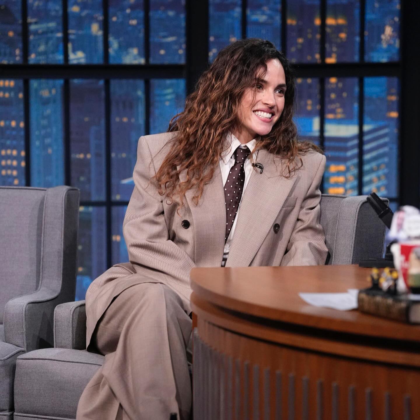 Adria Arjona Talks Tattoos And Late Night Chat