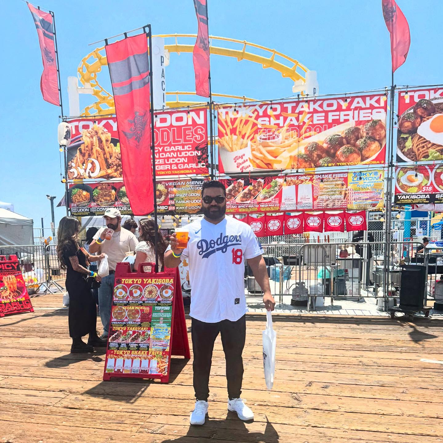 Adrian Dev Enjoys A Japanese Food Festival Adrian Dev revels in Japanese culinary delights at Konamon Fest, celebrating AAPI heritage.