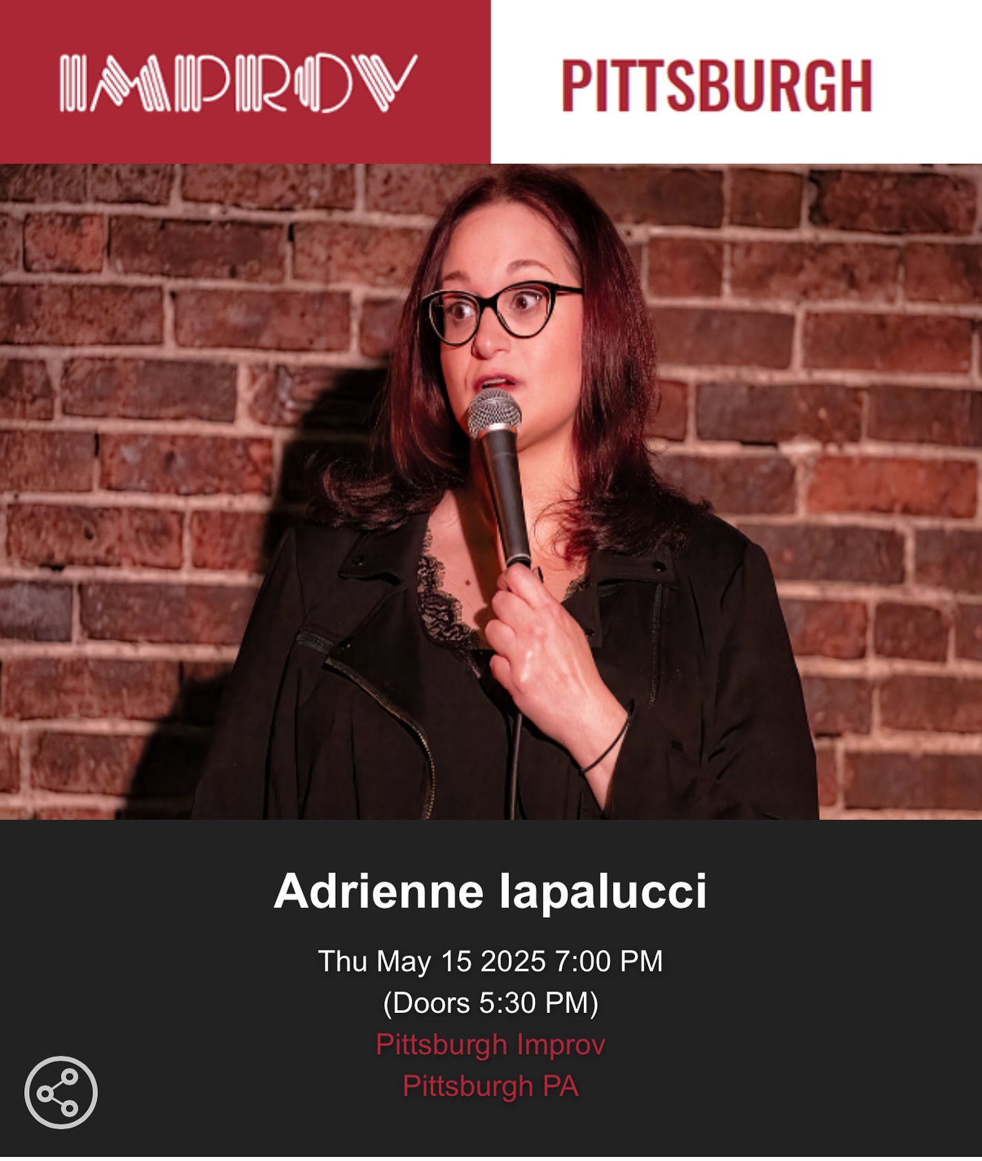 Stand-up comedy genius Adrienne Iapalucci sets stage at Pittsburgh Improv for laughs - now