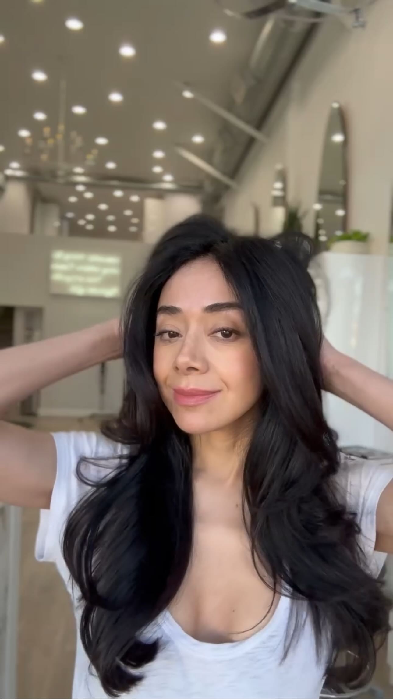 Aimee Garcia Enjoys A Day Out With Fans Aimee Garcia lights up the day with fun banter, genuine smiles, and pure joy all day long