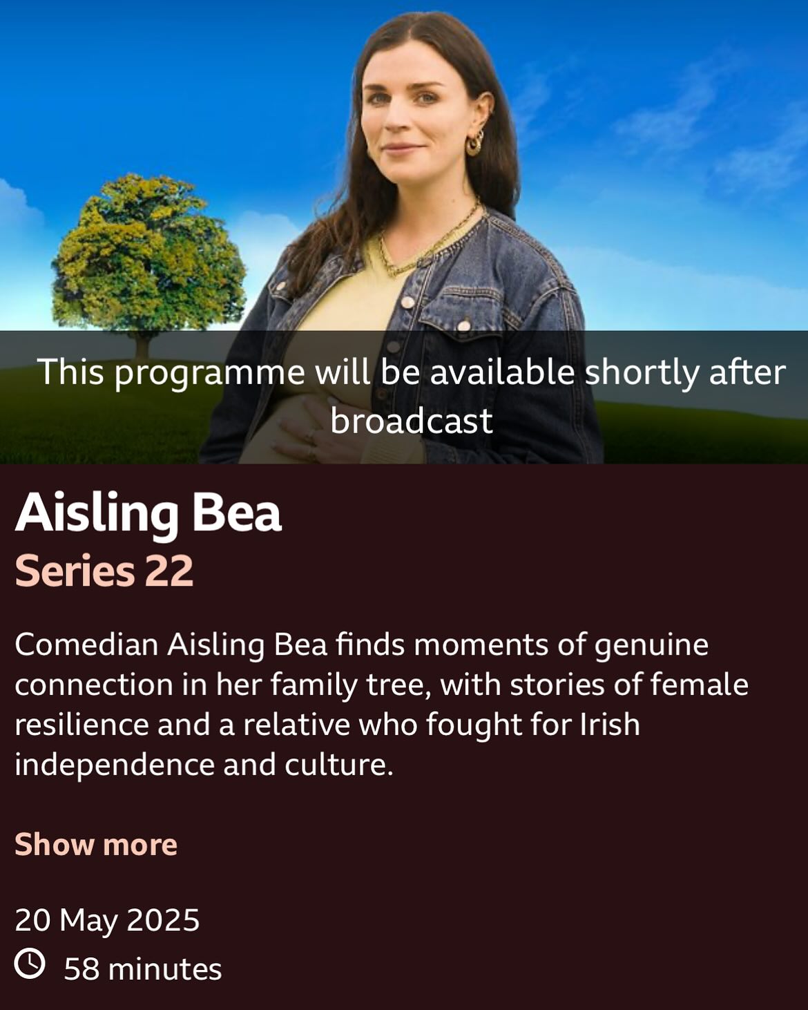 Aisling Bea Unveils Her Family Roots on ‘Who Do You Think You Are?’