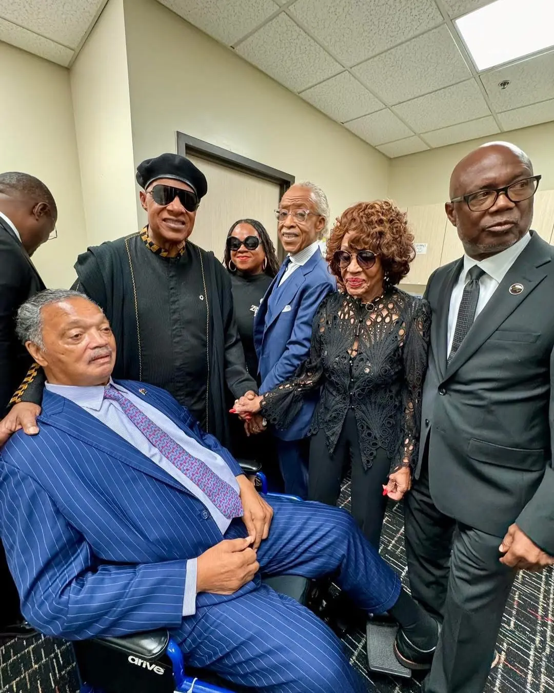 Al Sharpton Pays Tribute To Stevie Wonder's Birthday
