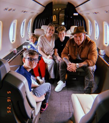 Alan Ritchson Returns With Family For New Film Gig