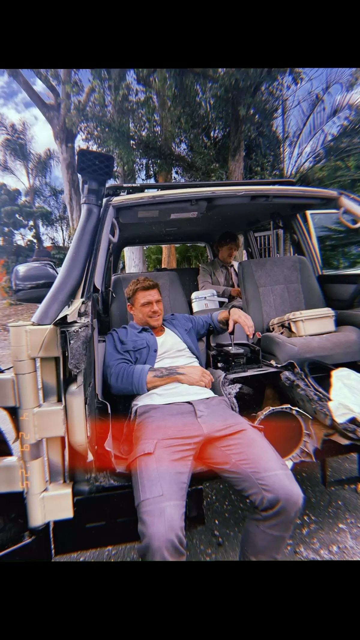 Alan Ritchson Shines On Runner Set Actor and musician Alan Ritchson celebrates a stunning week filming the new #Runner series.