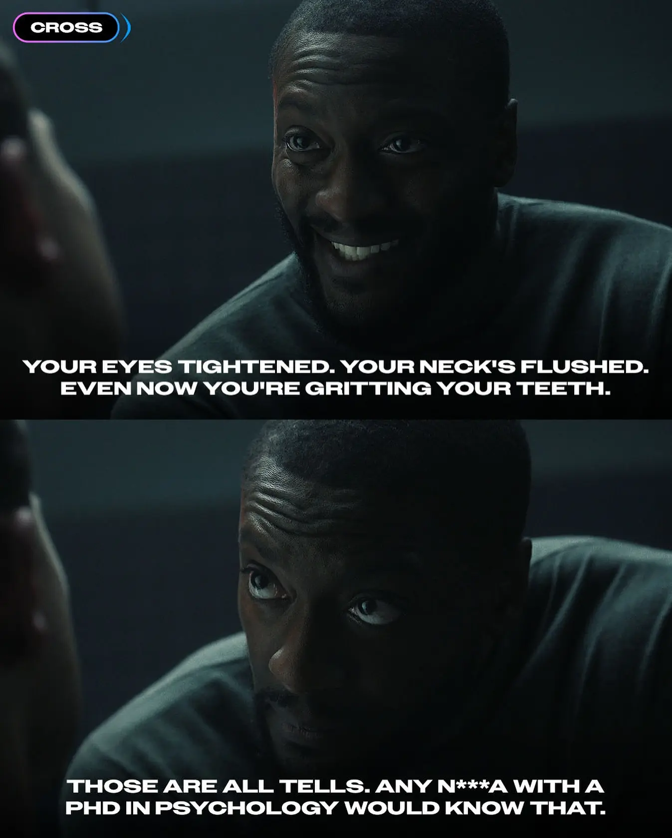 Aldis Hodge Delivers Witty Interrogation In ‘Cross’ Aldis Hodge mixes humor and intensity in an interrogation scene that redefines action!!!