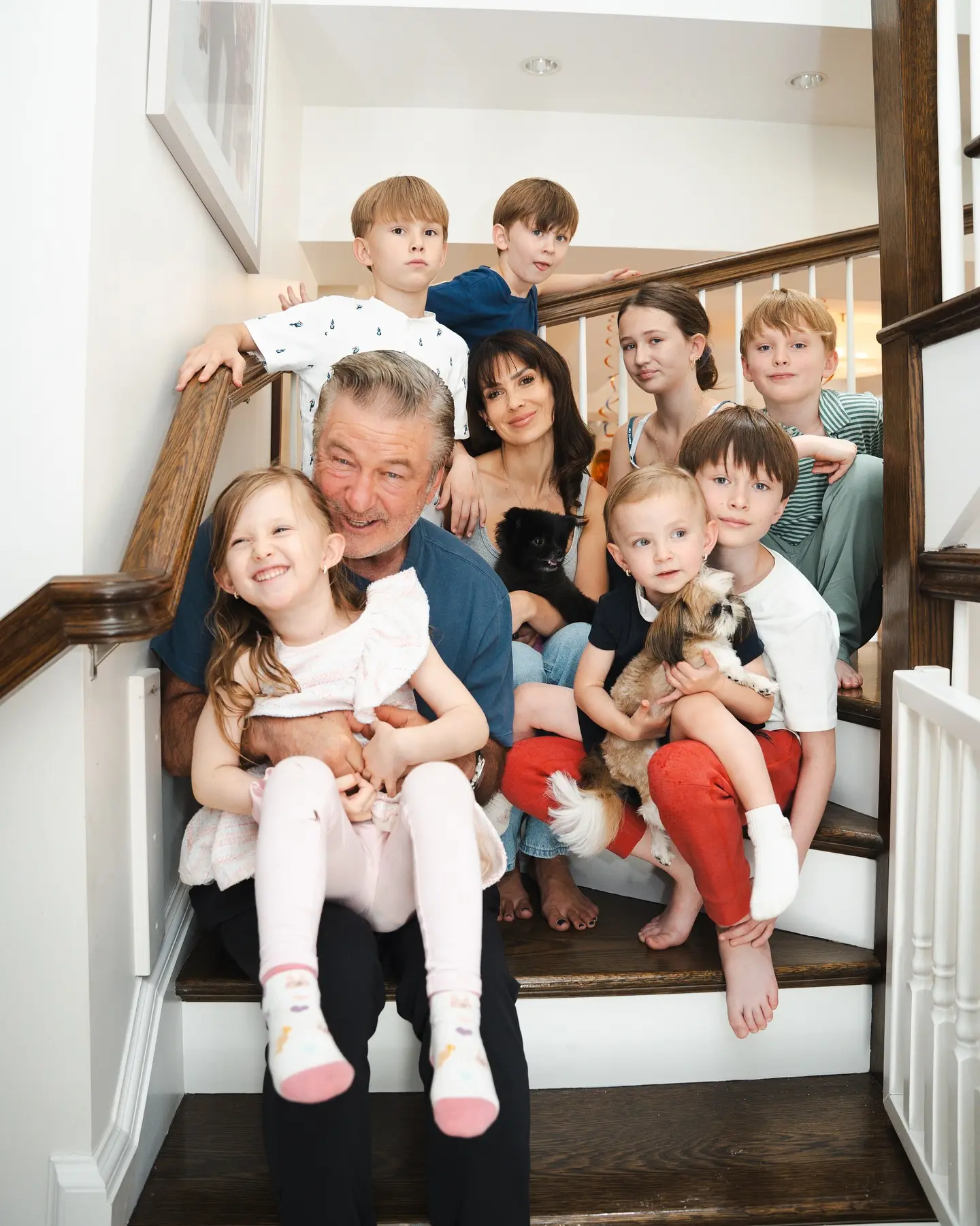 Alec Baldwin Shares Endearing Family Photo Actor Baldwin shares an intimate family moment, radiating love and close bonds for all.!!!