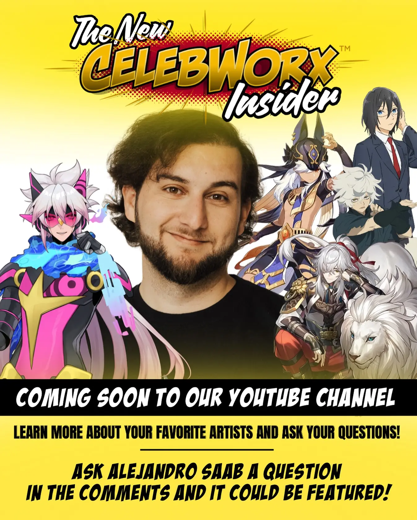 Alejandro Saab to Guest CelebWorx Insider Voice Actor Alejandro Saab Joins CelebWorx Insider—Submit Your Questions For Candid Talk!