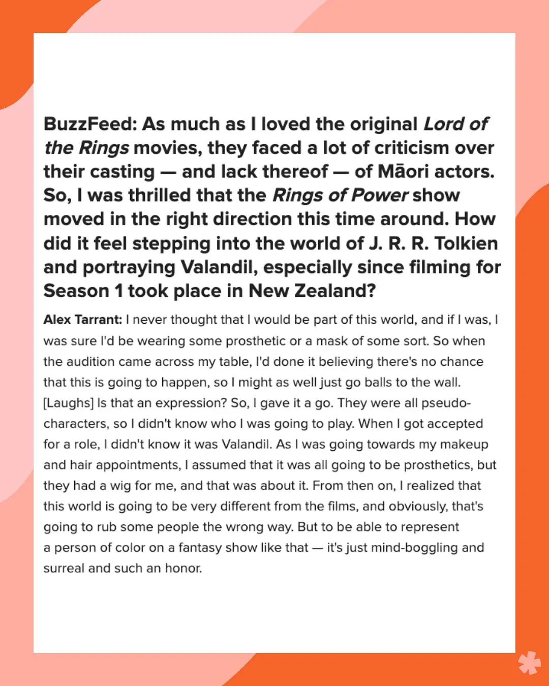 Alex Tarrant Shines In Pacific Voices Interview