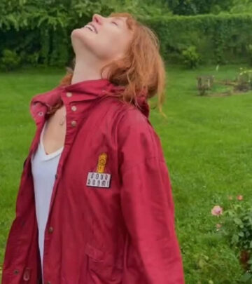 Alicia Witt Embraces Rainy Nashville With Garden Love