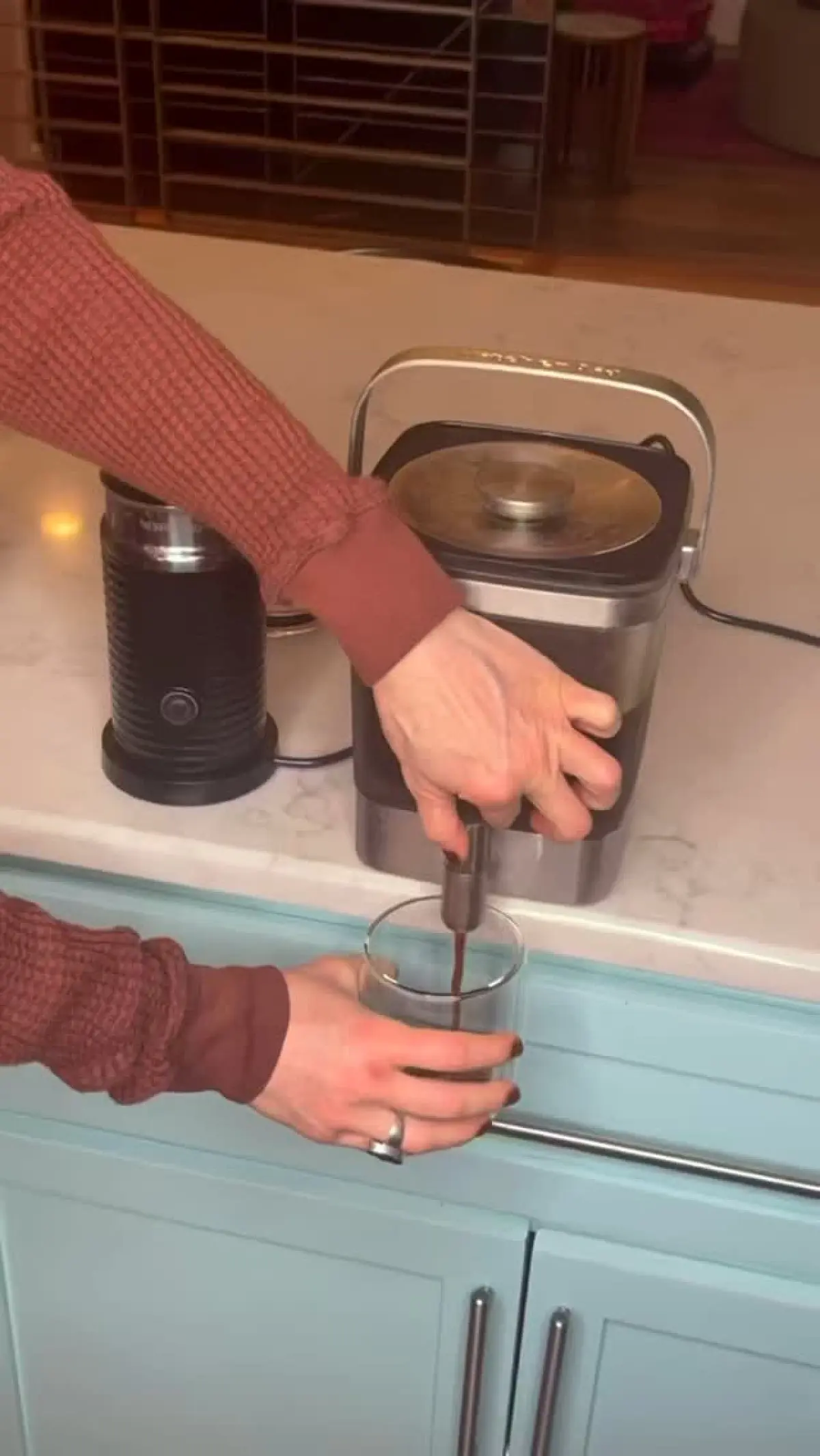 Alicia Witt Shares Cold Brew Cappuccino Hack Enjoy Alicia Witt’s healthy, innovative cold brew hack – less acid, more flavor, same buzz