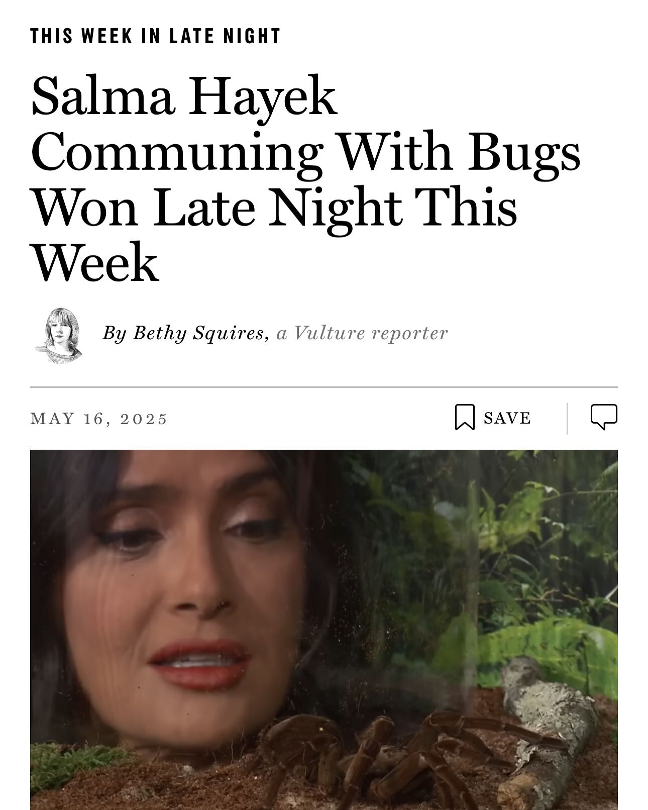 Alie Ward Wows Late Night With Live Bugs